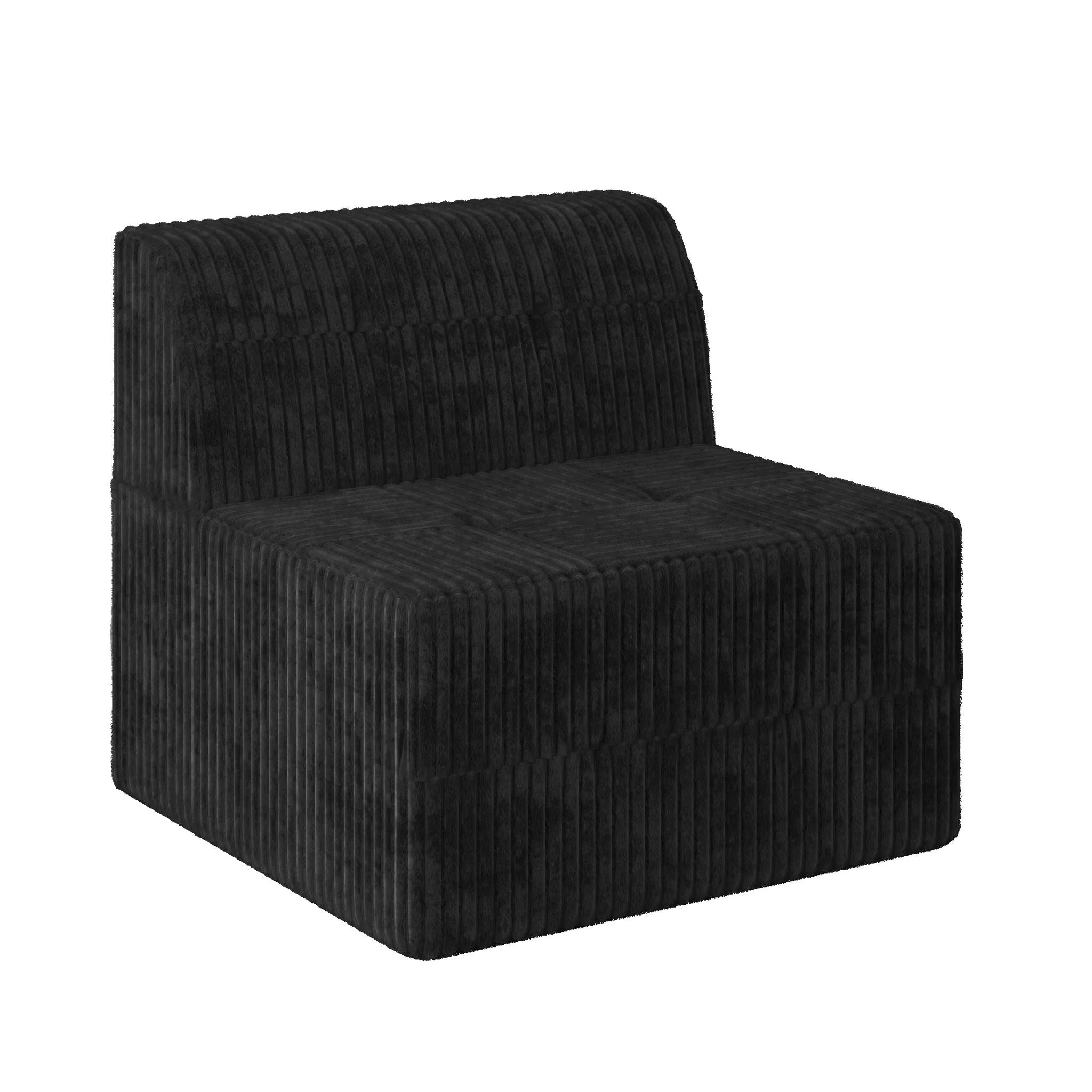 Modern Minimalist Sleeper Sofa, Compressed Sectional Single Seat - Image 2