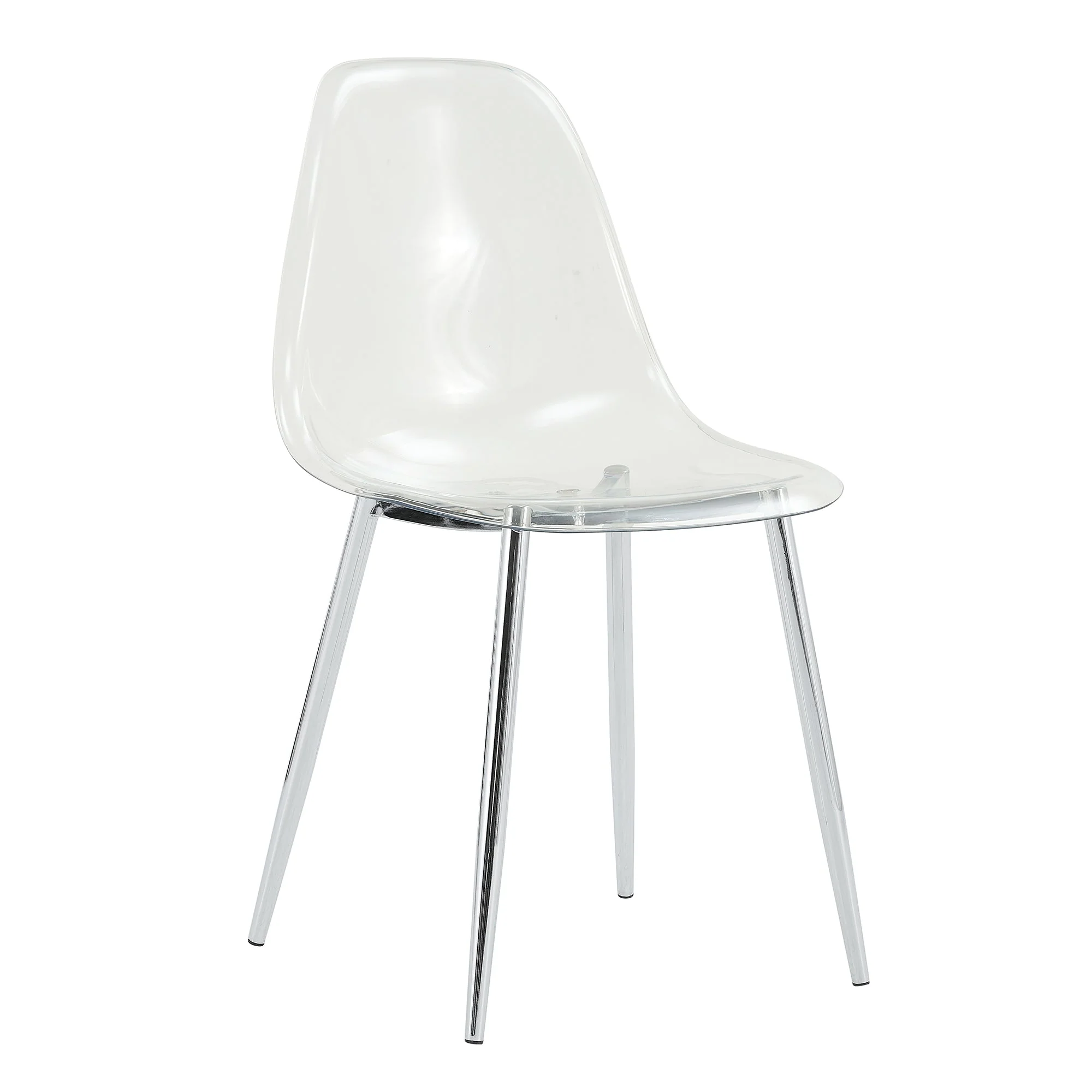 Modern Minimalist Transparent Dining Chair - 6-Piece Set - Image 20
