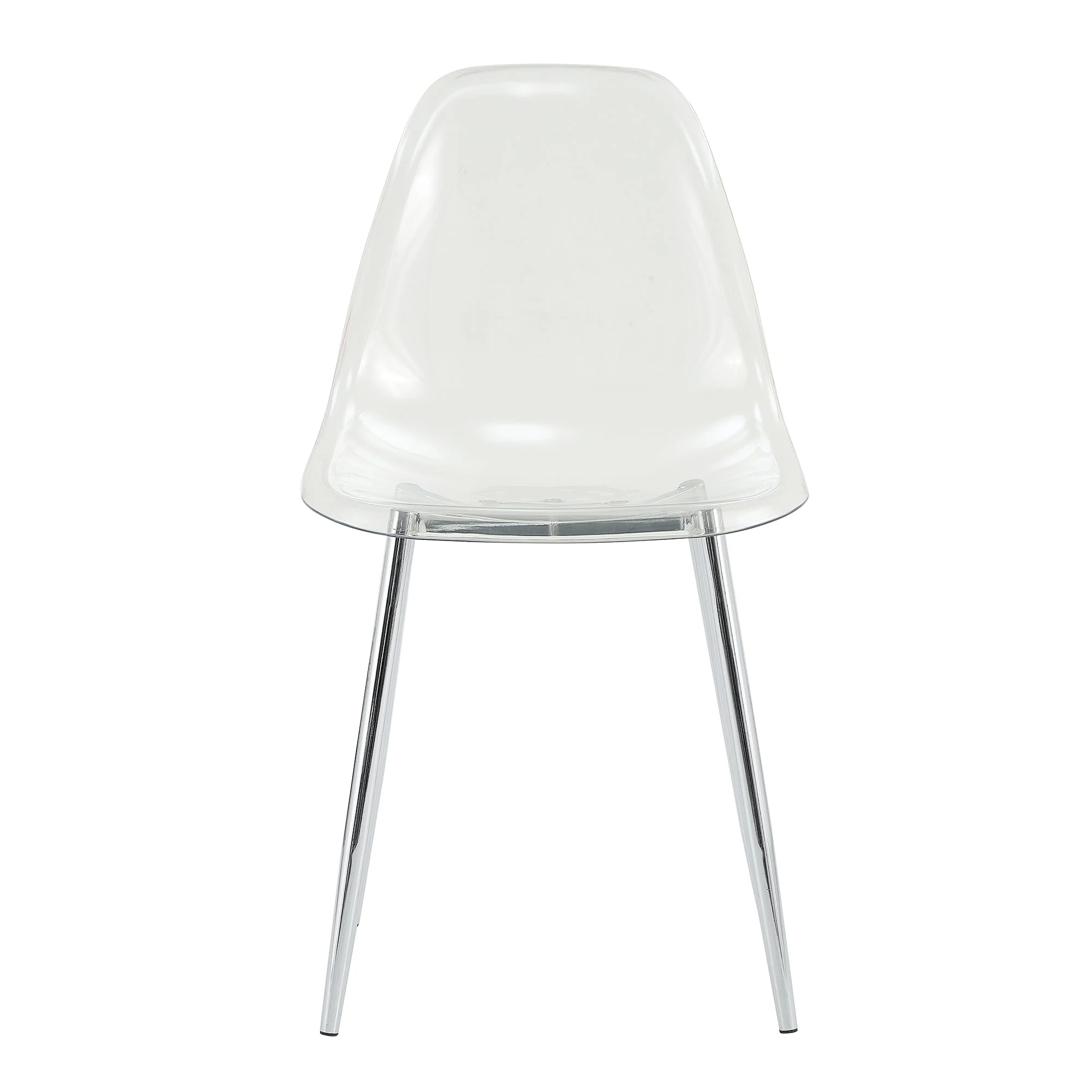 Modern Minimalist Transparent Dining Chair - 6-Piece Set - Image 23