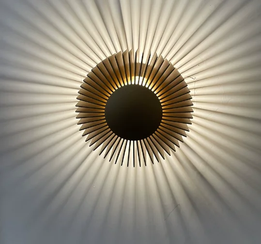 Modern Minimalist Wall Lamp Small Bedside Sconce Ambient Hotel Decor - Image 9