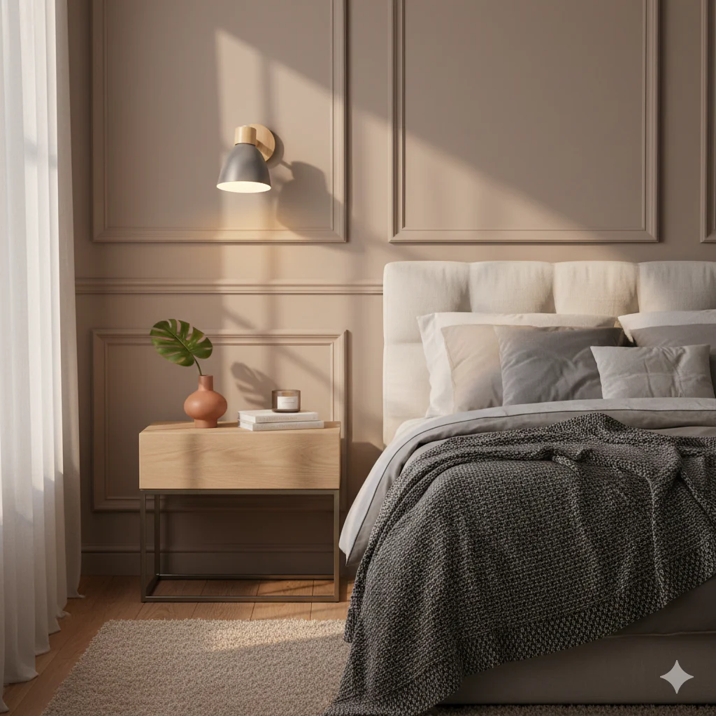 Modern Minimalist Wooden Cone Wall Sconce LED E27 Wall Light - Image 15