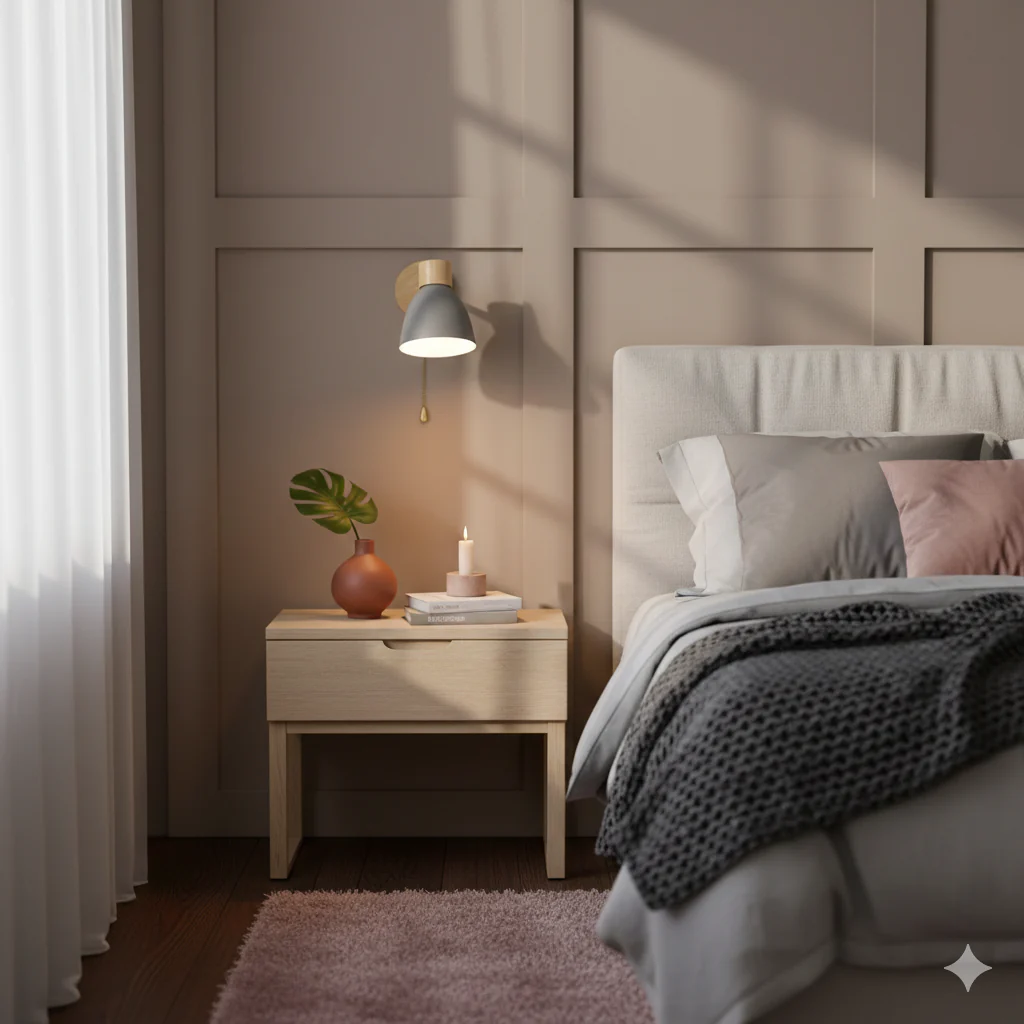 Modern Minimalist Wooden Cone Wall Sconce LED E27 Wall Light - Image 27