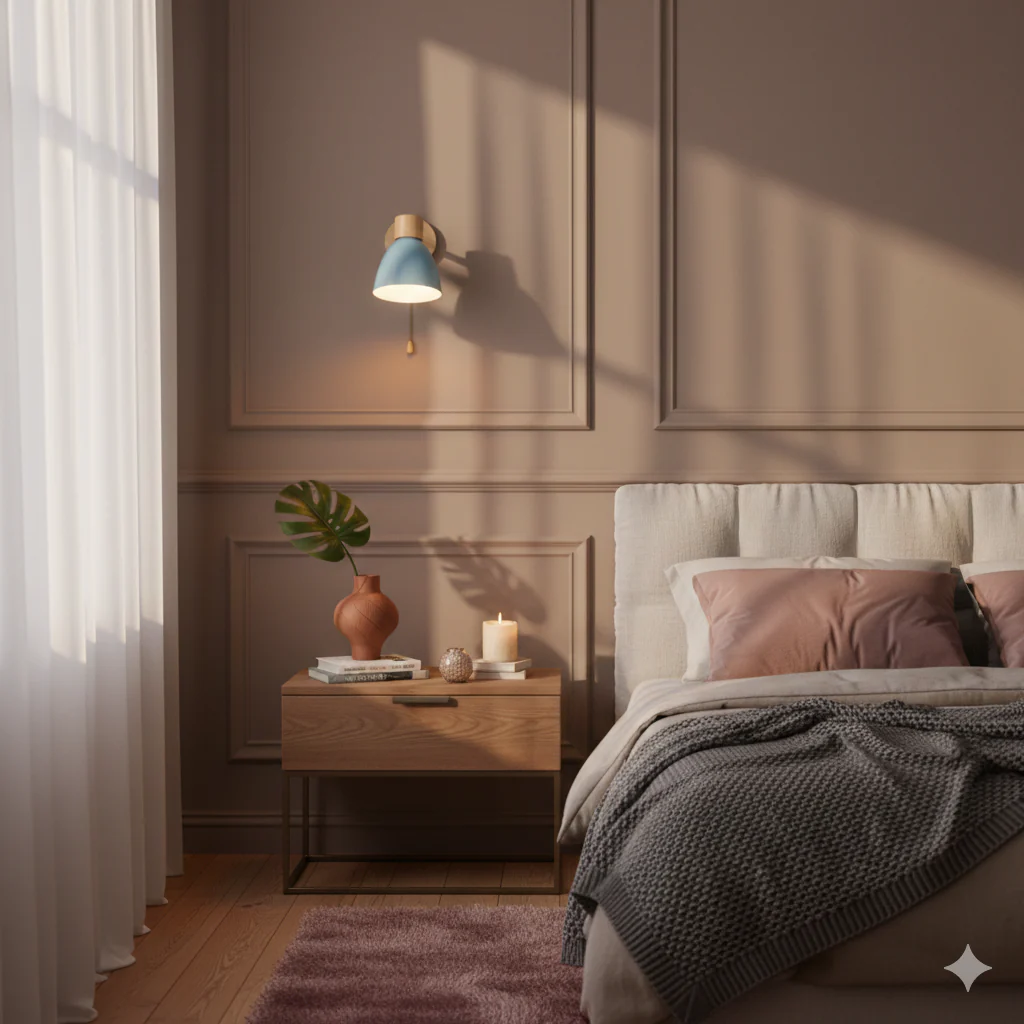 Modern Minimalist Wooden Cone Wall Sconce LED E27 Wall Light - Image 29