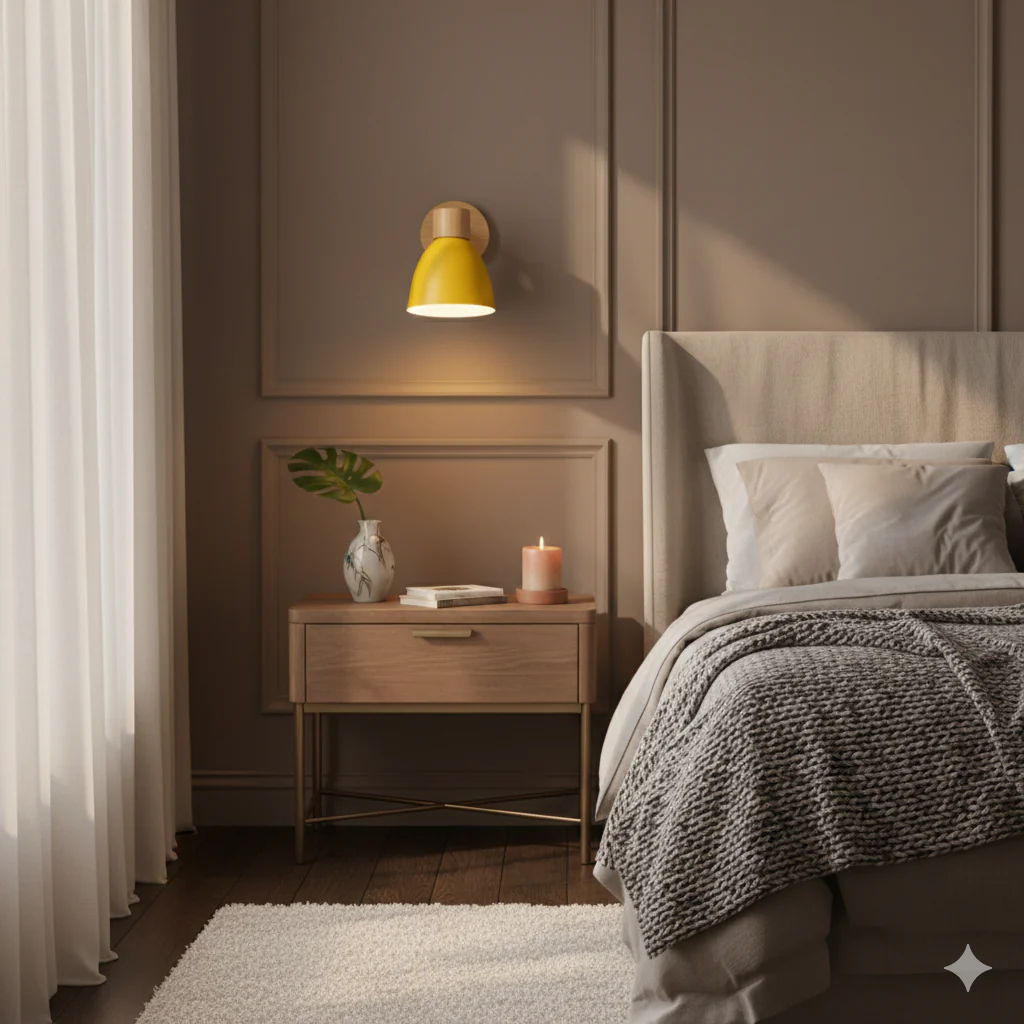 Modern Minimalist Wooden Cone Wall Sconce LED E27 Wall Light - Image 9
