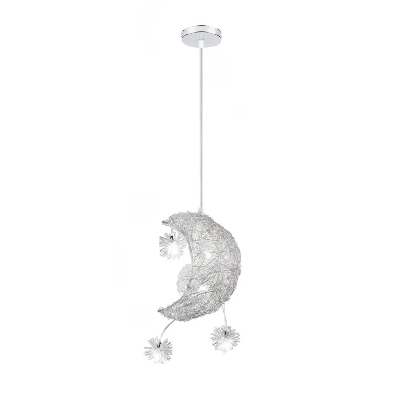 Modern Moon & Star Pendant Light LED Kids Bedroom Hanging Lamp Home Décor - Image 12