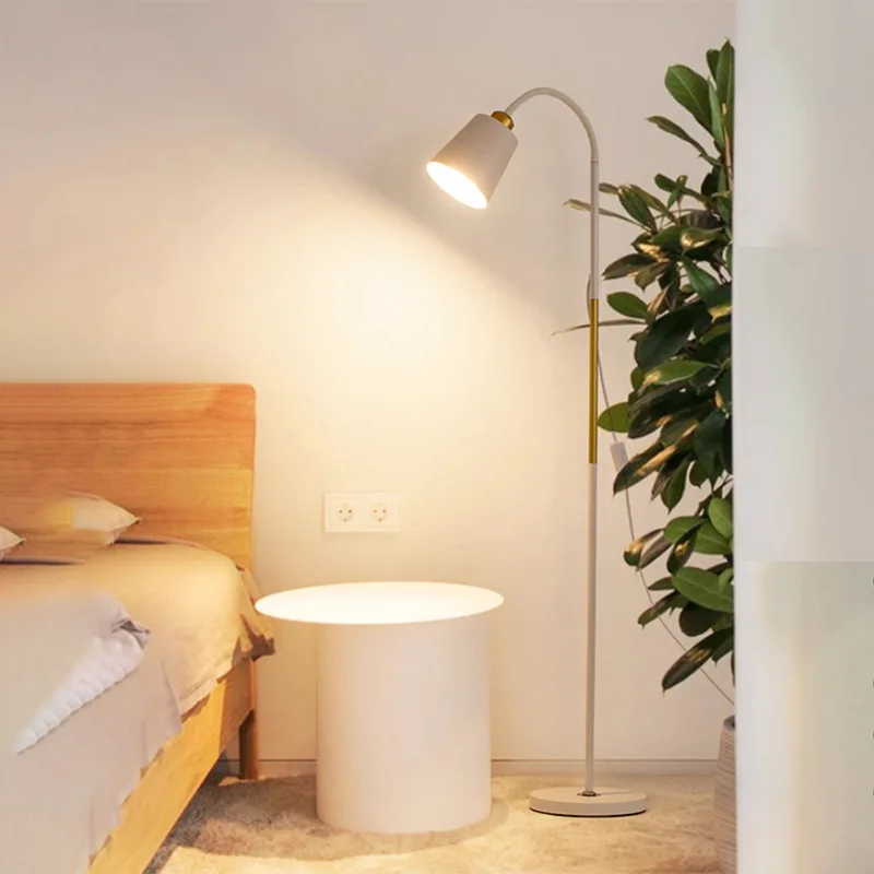 Modern Nordic Floor Lamp Living Room Bedroom Eye Care Standing Light - Image 3