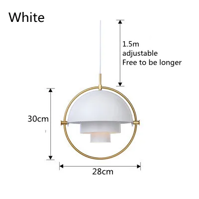 Modern Nordic Pendant Light E27 Hanging Lamp for Bedroom Dining Room Bedside - Image 6