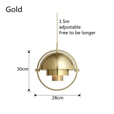 Modern Nordic Pendant Light E27 Hanging Lamp for Bedroom Dining Room Bedside - Image 7