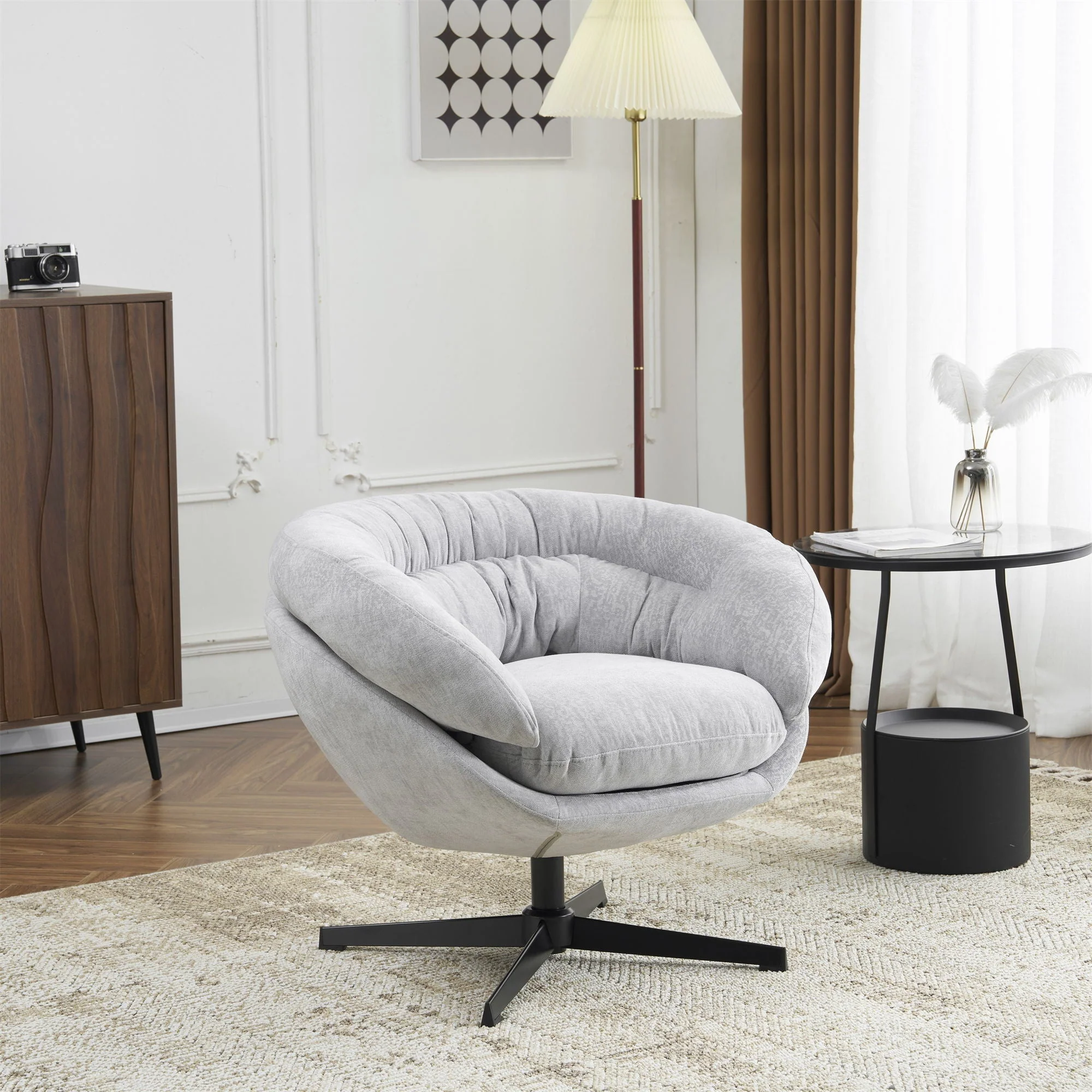 Modern Office Chair With 360 Degree Swivel - Image 15