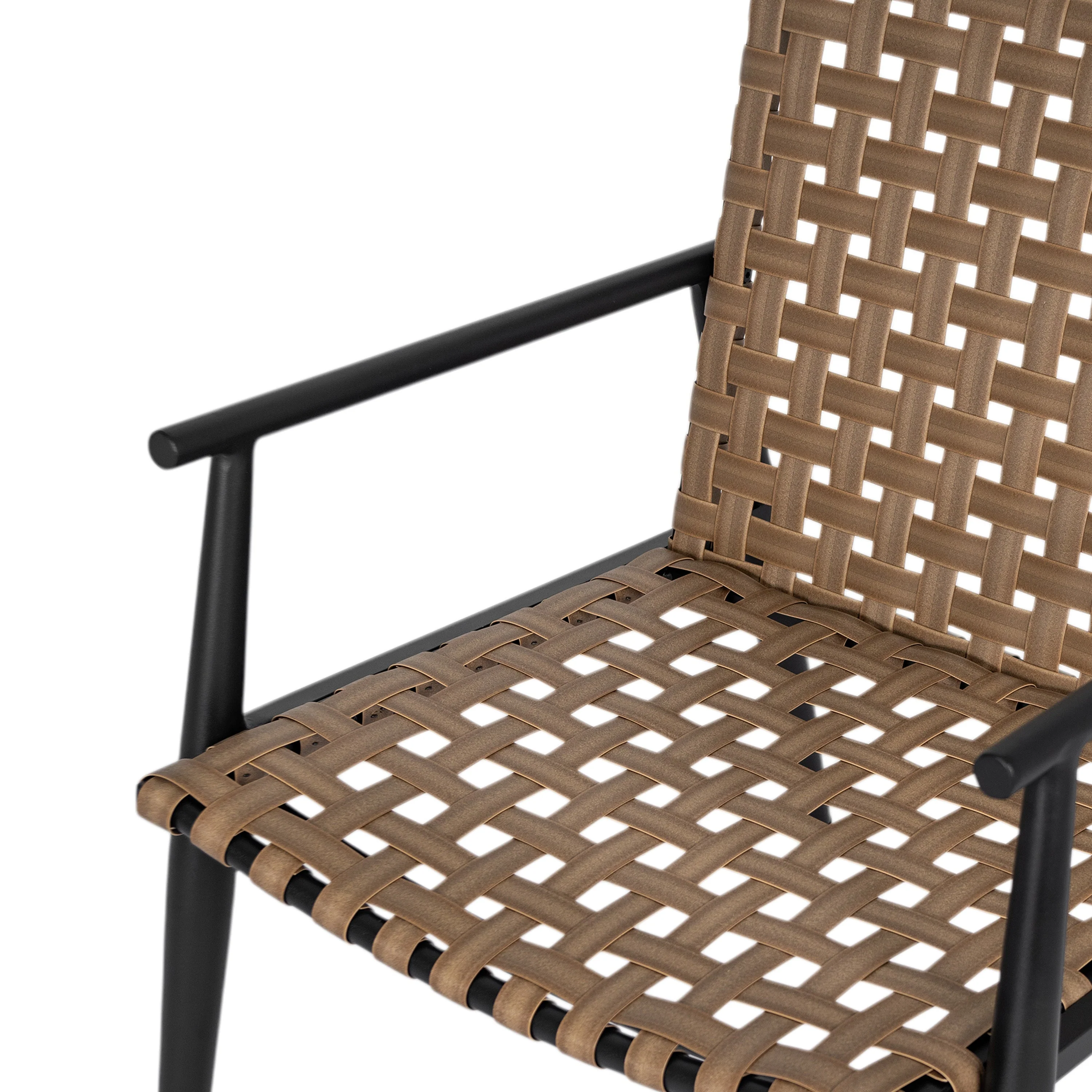 Modern Outdoor Chat Set: 2 Rattan Chairs with Side Table - Image 12