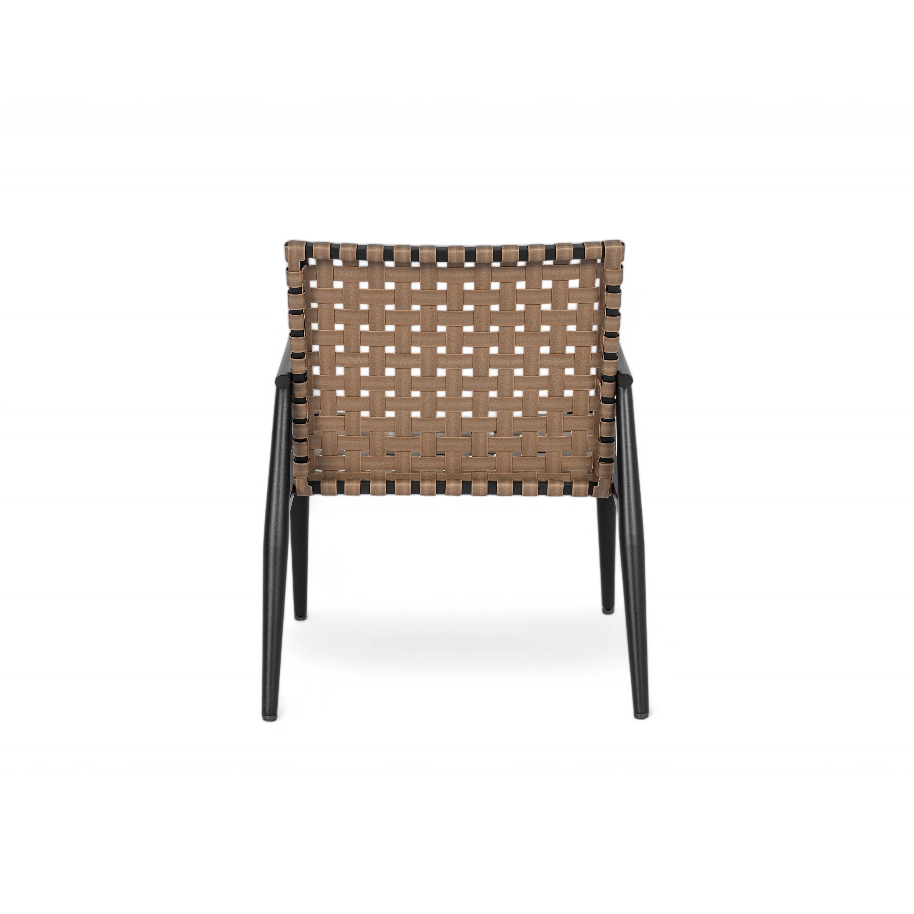Modern Outdoor Chat Set: 2 Rattan Chairs with Side Table - Image 2