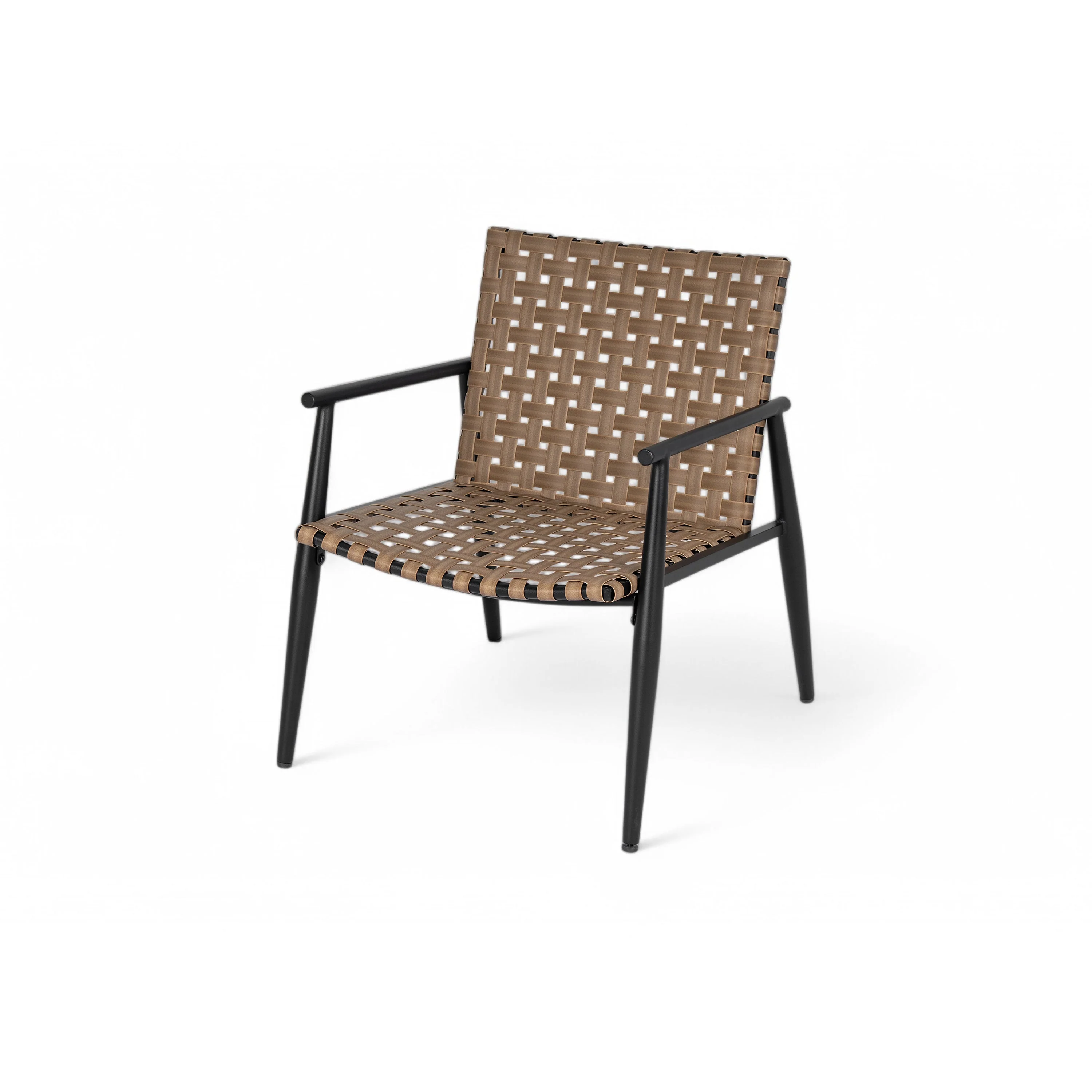 Modern Outdoor Chat Set: 2 Rattan Chairs with Side Table - Image 4