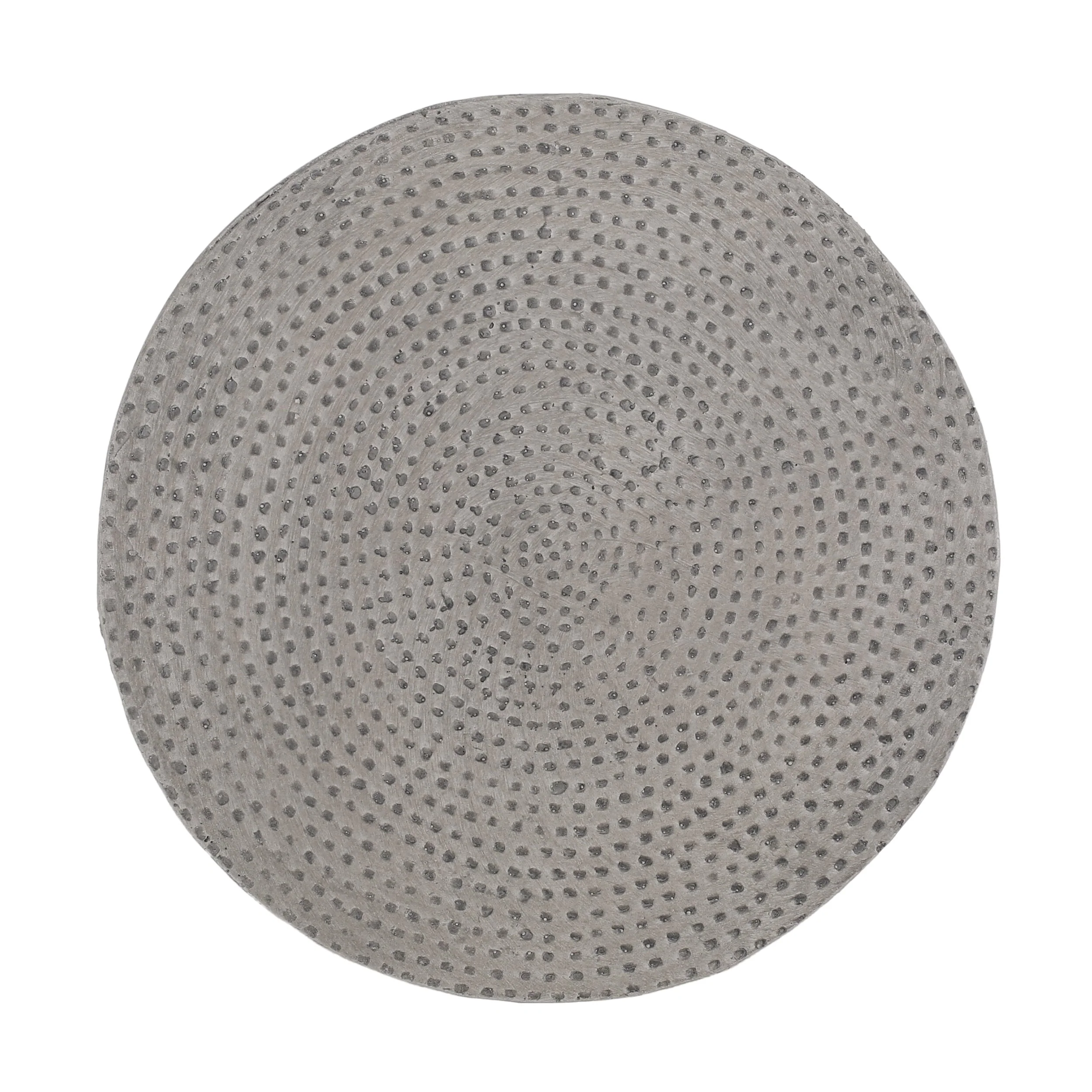 Modern Outdoor Lightweight Concrete Side Table with Natural Finish - Image 7