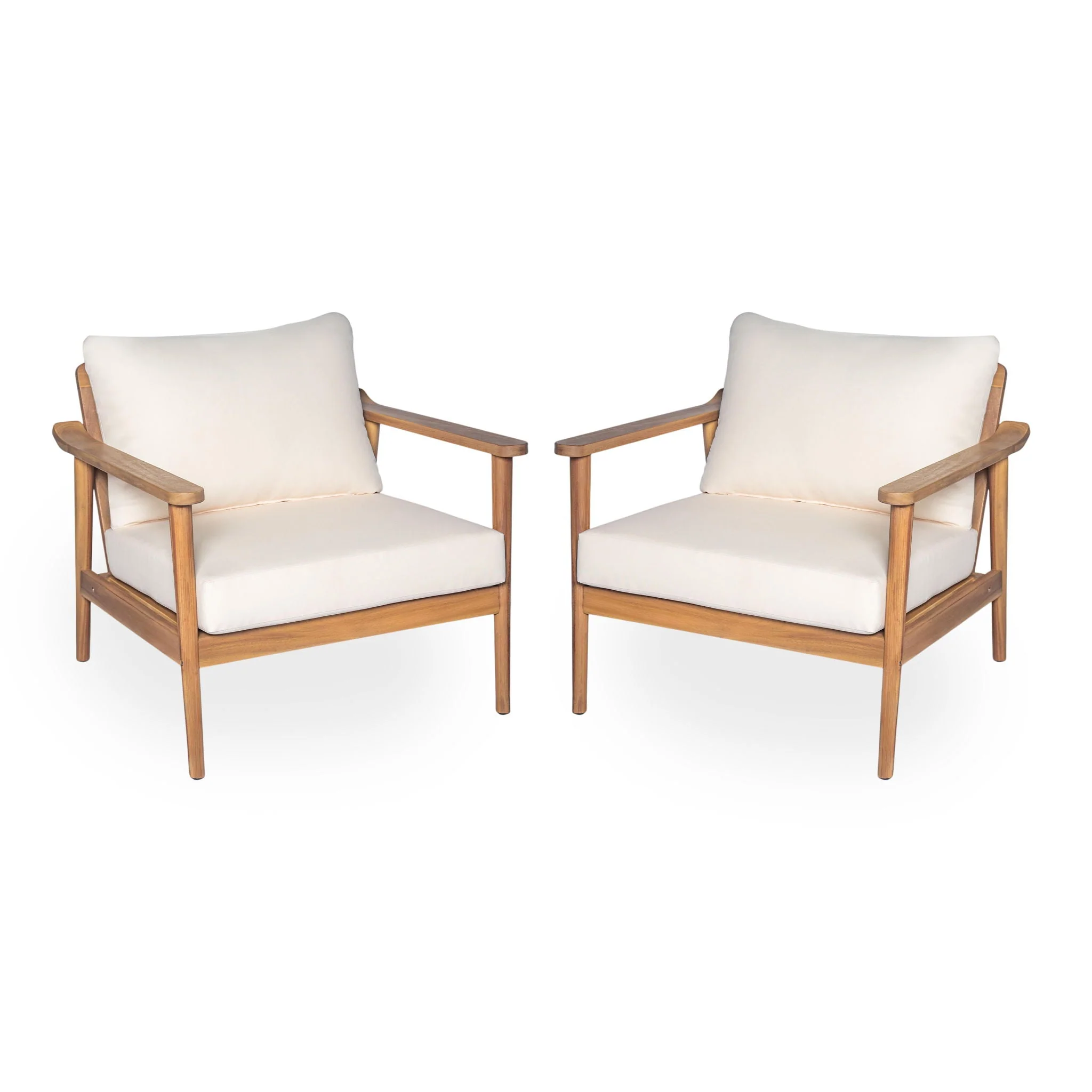 Modern Outdoor Lounge Chair With Cushions - Image 2