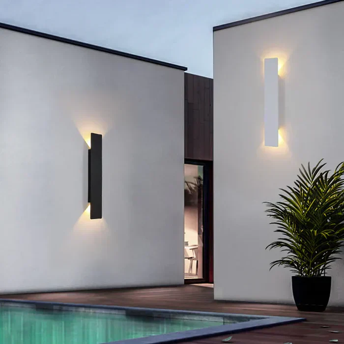 Modern Outdoor Wall Light IP65 Aluminum Up Down LED Sconce 2W 6W 18W - Image 3
