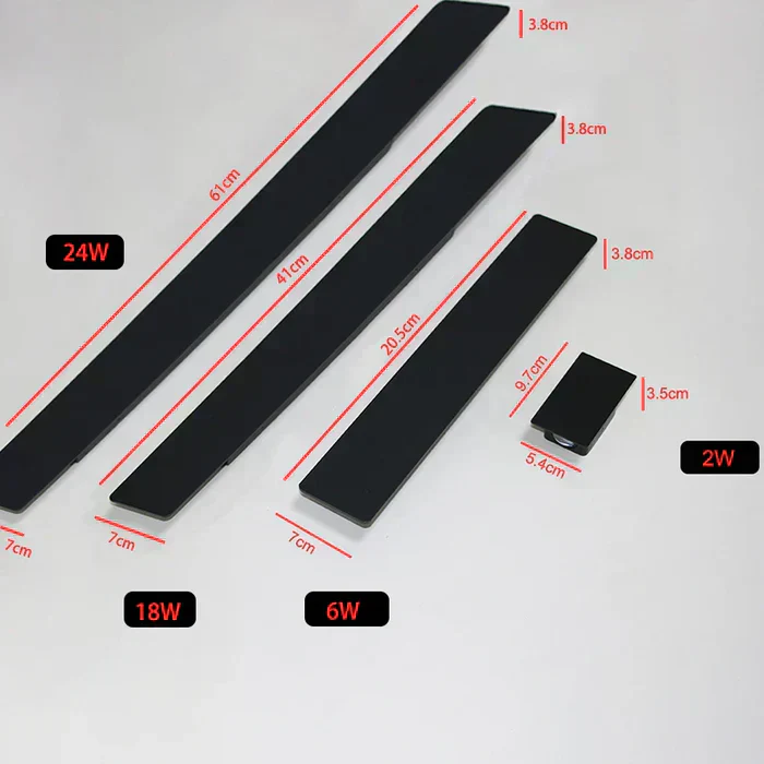 Modern Outdoor Wall Light IP65 Aluminum Up Down LED Sconce 2W 6W 18W - Image 4