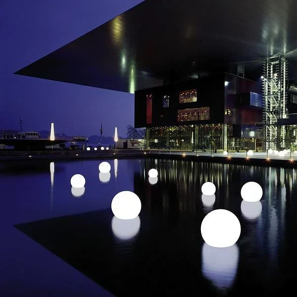 Modern PE Globe Outdoor Garden Light LED Rechargeable 16-Color IP55 - Image 20
