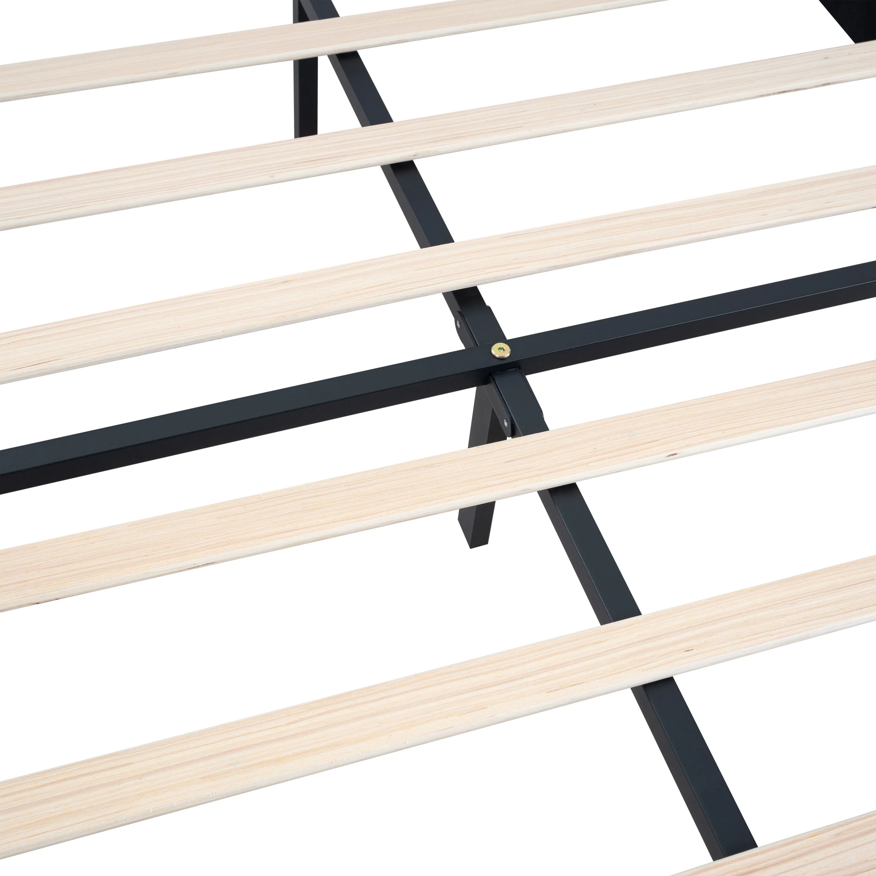 Modern Queen Size Upholstered Platform Bed Frame - Image 13