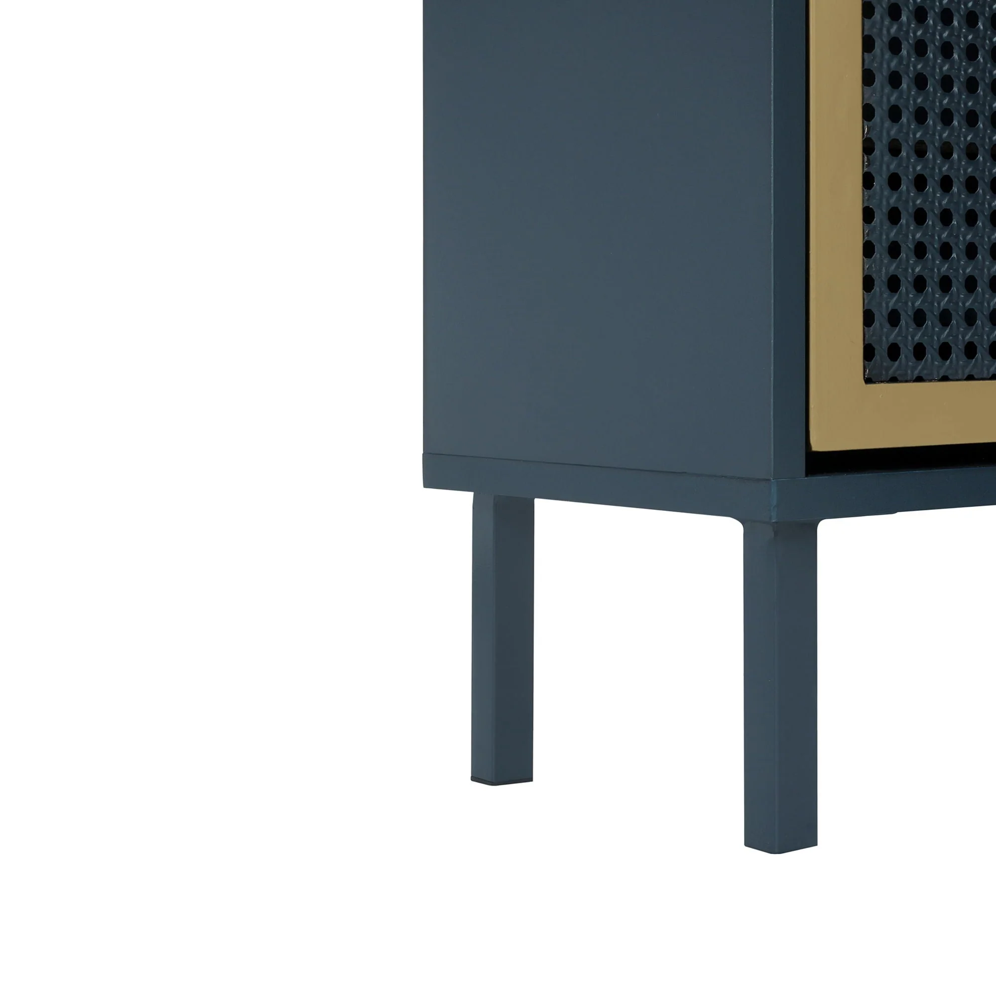 Modern Rattan 3 Door Shoe Rack Cabinet for Entryway - Image 38