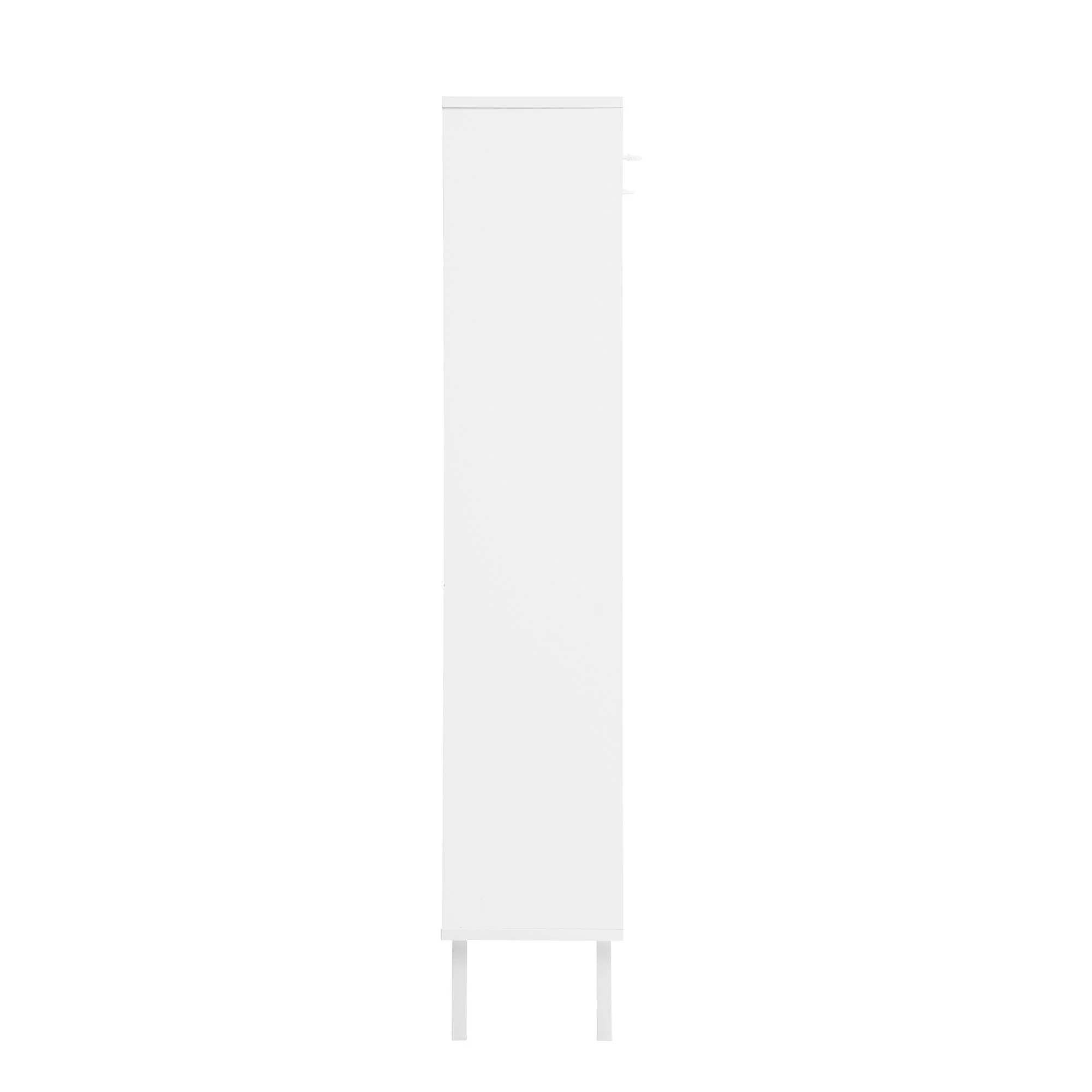 Modern Rattan 3 Door Shoe Rack Cabinet for Entryway - Image 4