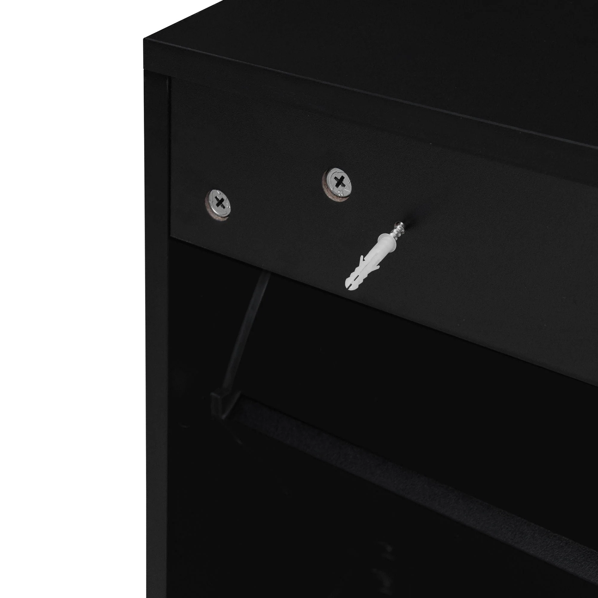 Modern Rattan 3 Door Shoe Rack Cabinet for Entryway - Image 75