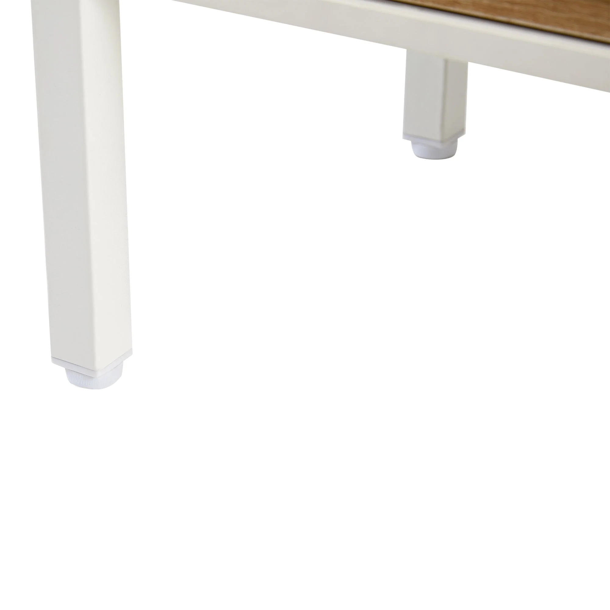 Modern Rattan Coffee Table with Sliding Door - Image 10