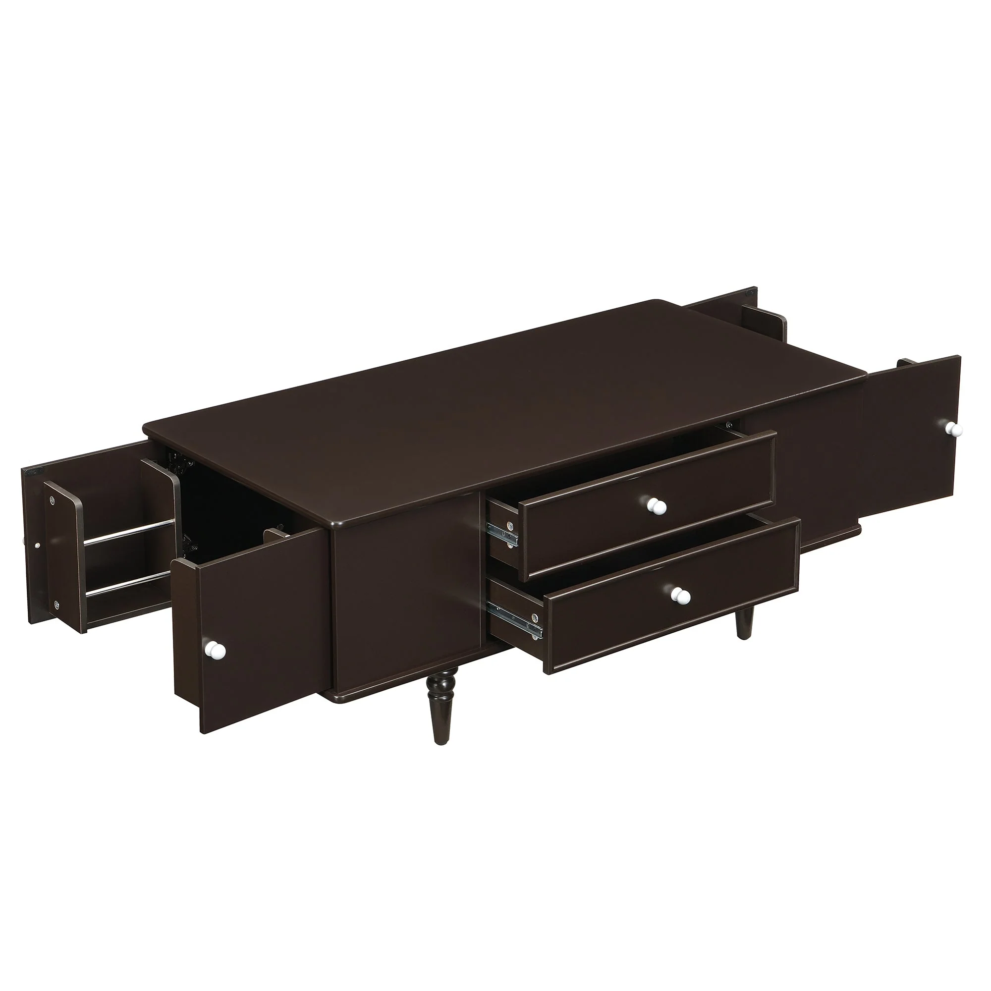 Modern Rectangle Coffee Table with Four Drawers - Image 14