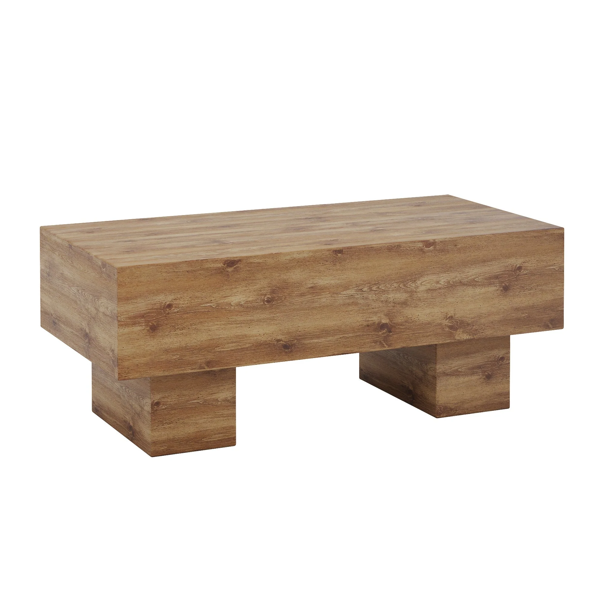 Modern Rectangular Coffee Table - Image 2