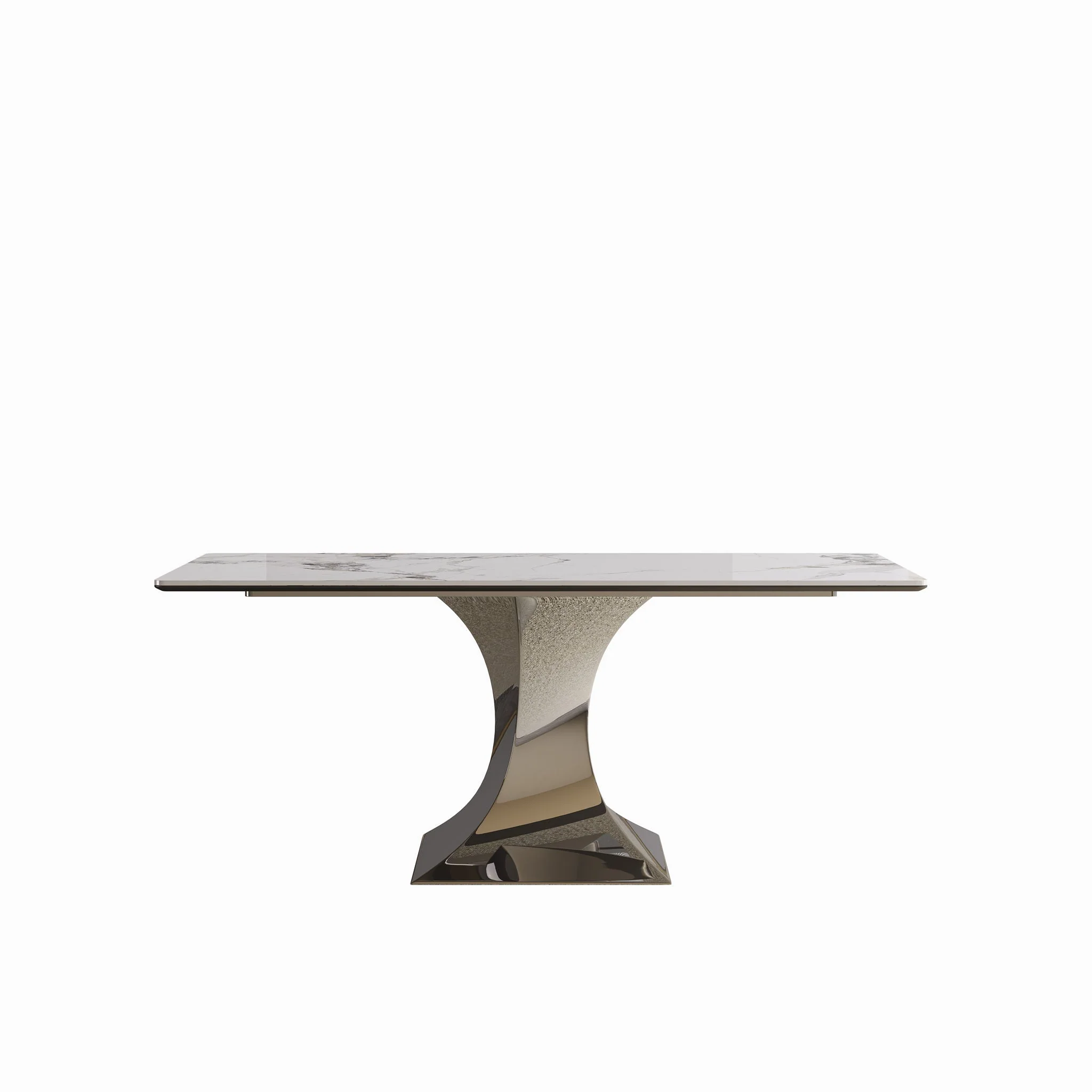 Modern Rectangular Dining Table For 6 With Chairs - Image 2