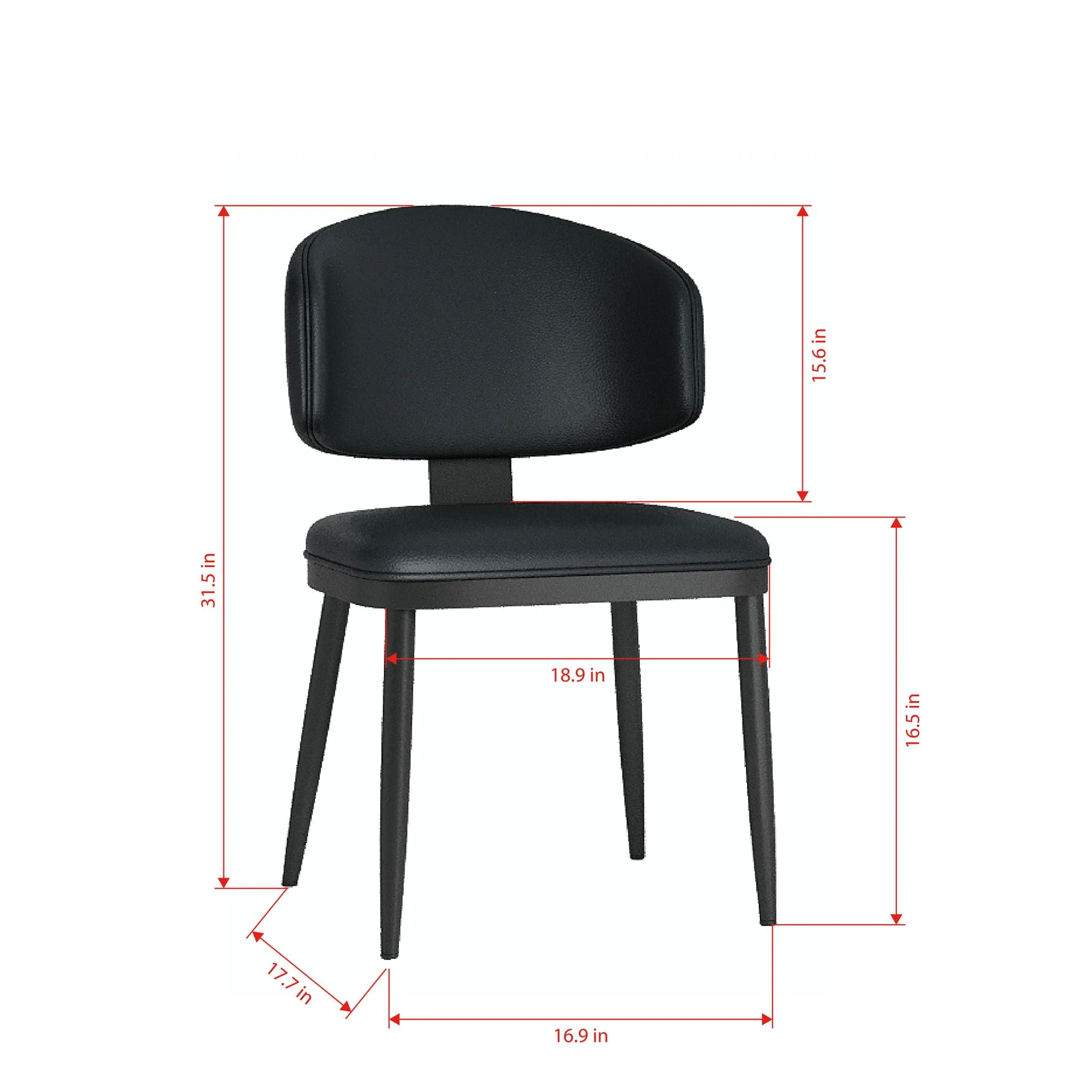 Modern Rectangular Dining Table For 6 With Chairs - Image 3