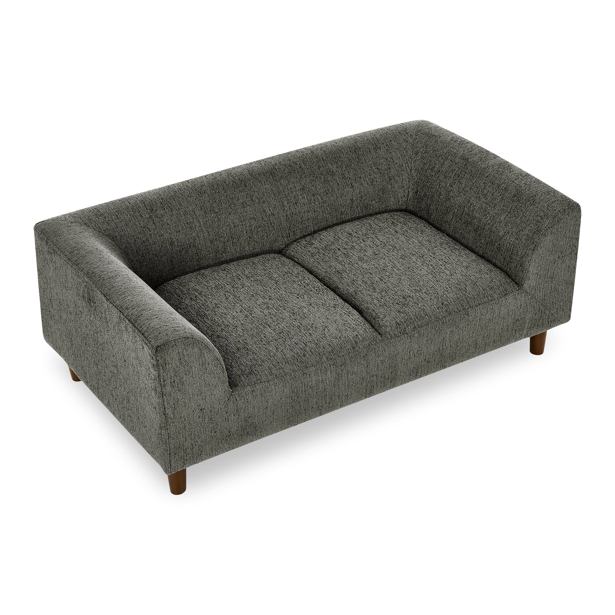Modern Rectangular Pet Sofa with Backrest and Armrests - Image 2