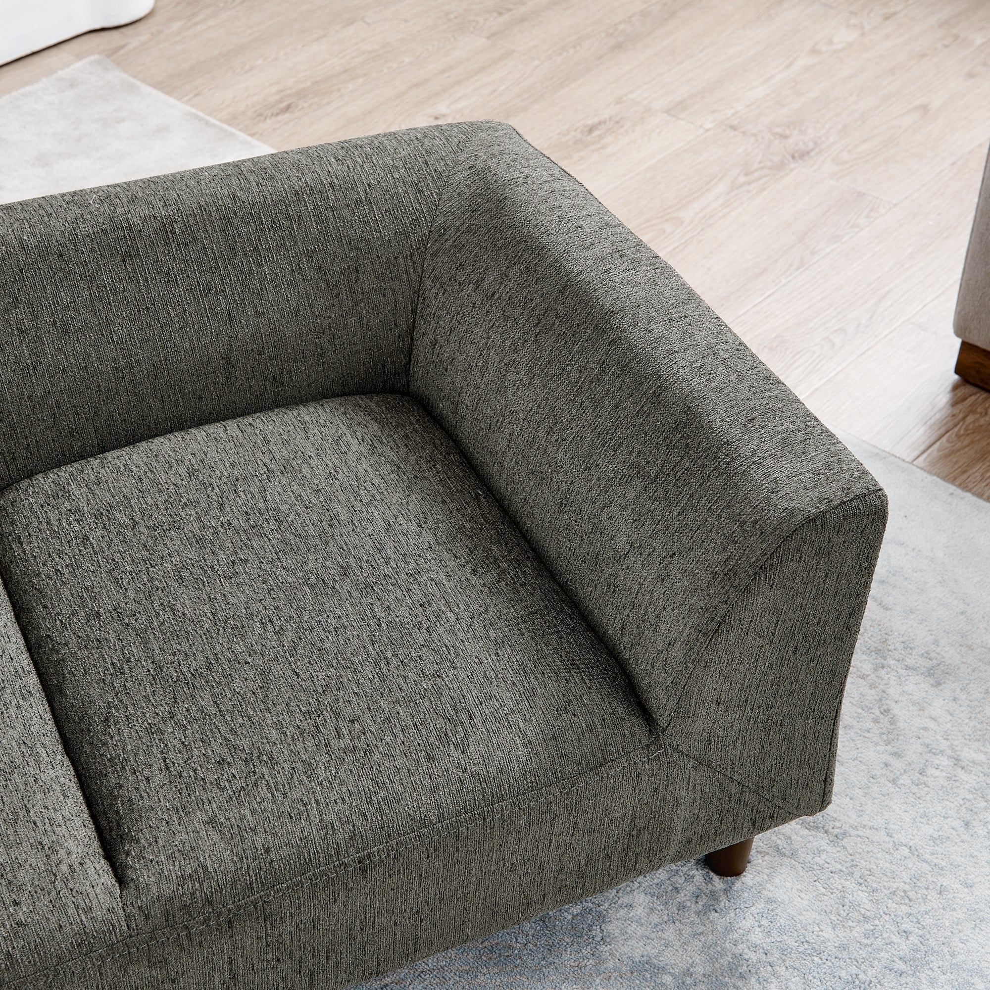 Modern Rectangular Pet Sofa with Backrest and Armrests - Image 7