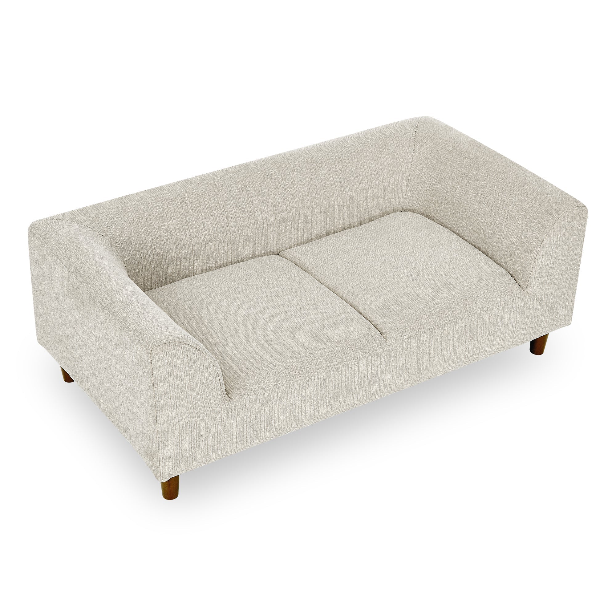 Modern Rectangular Pet Sofa with Backrest and Armrests - Image 2