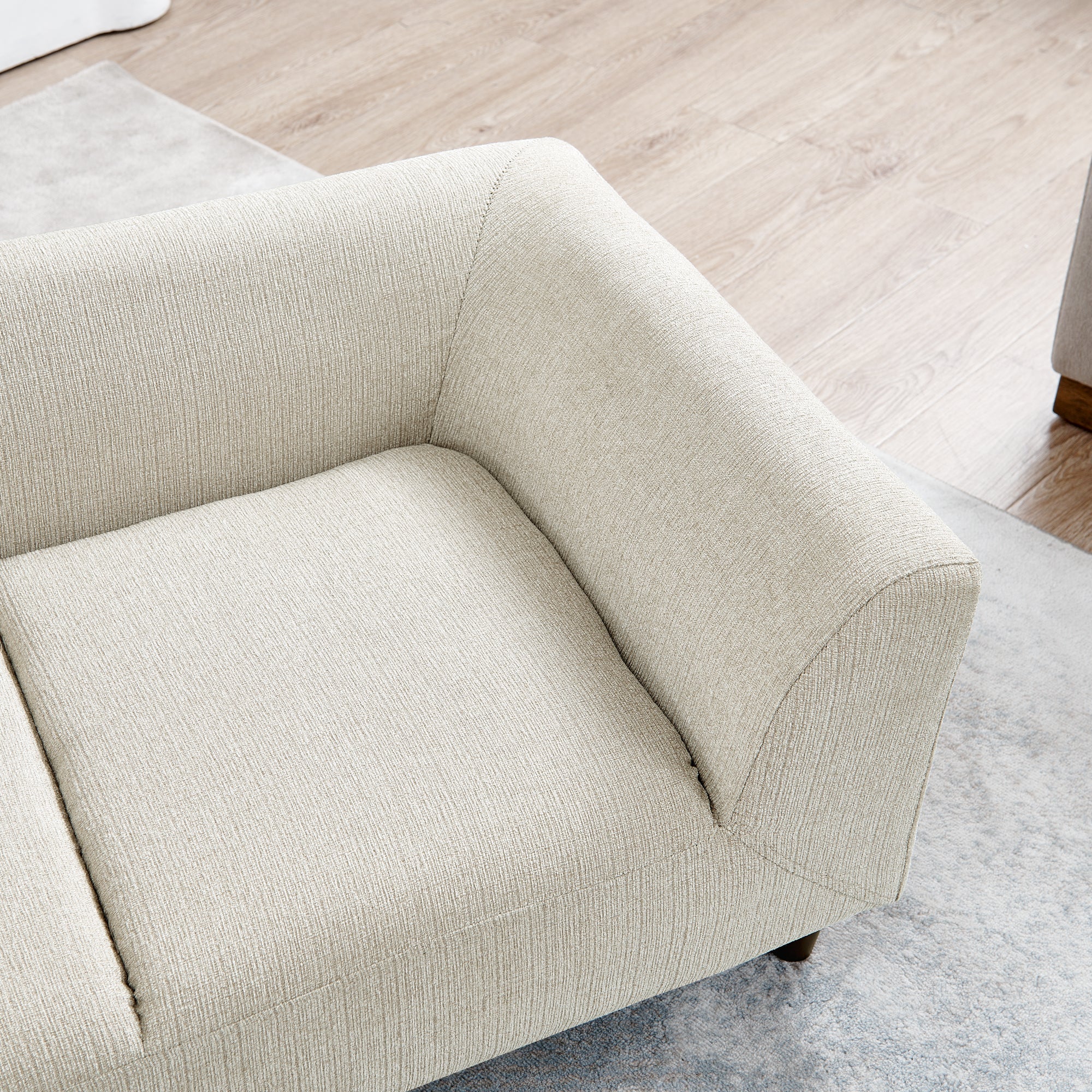 Modern Rectangular Pet Sofa with Backrest and Armrests - Image 7