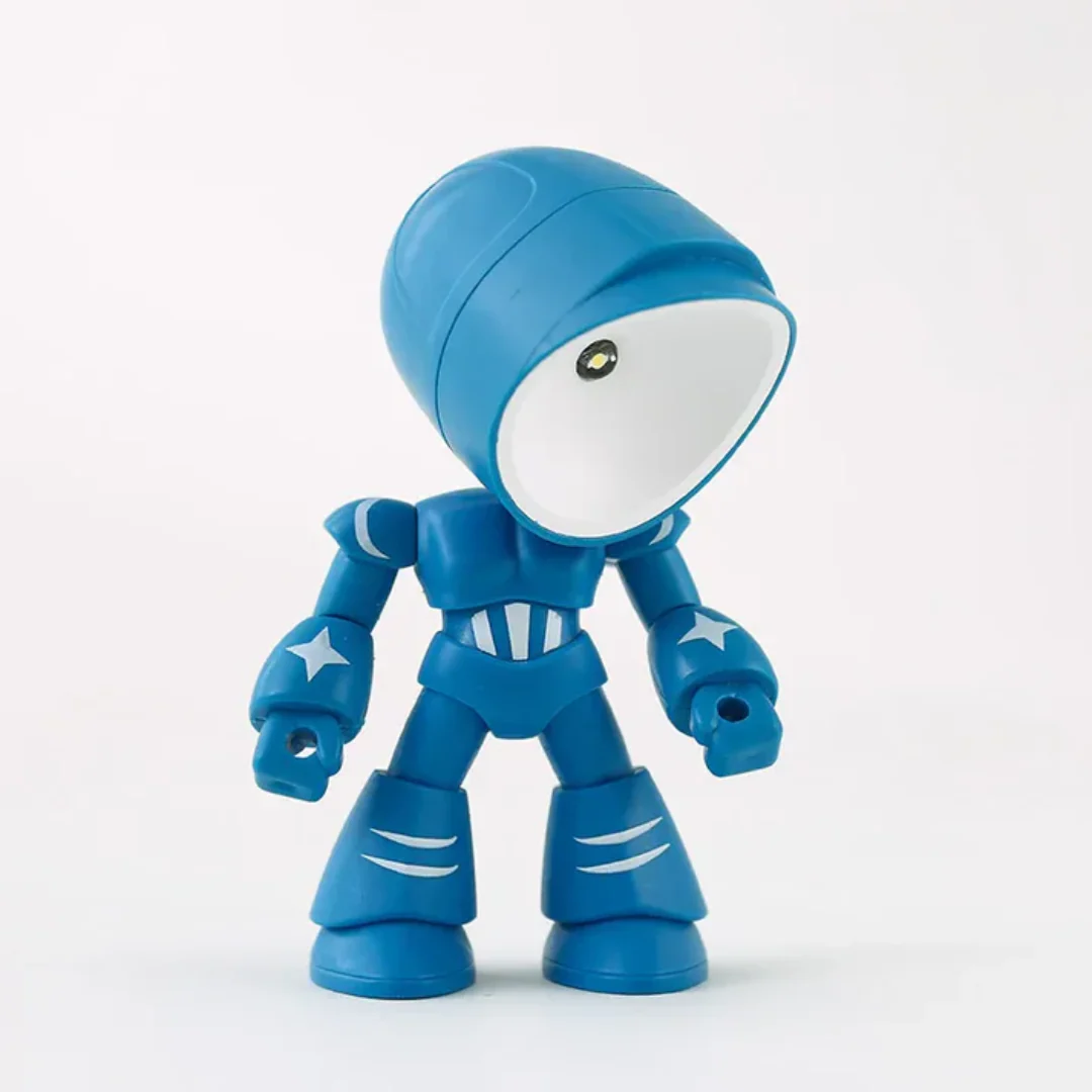 Modern Robot LED Table Lamp Battery Powered Warm Light Desk Night Lamp - Image 6