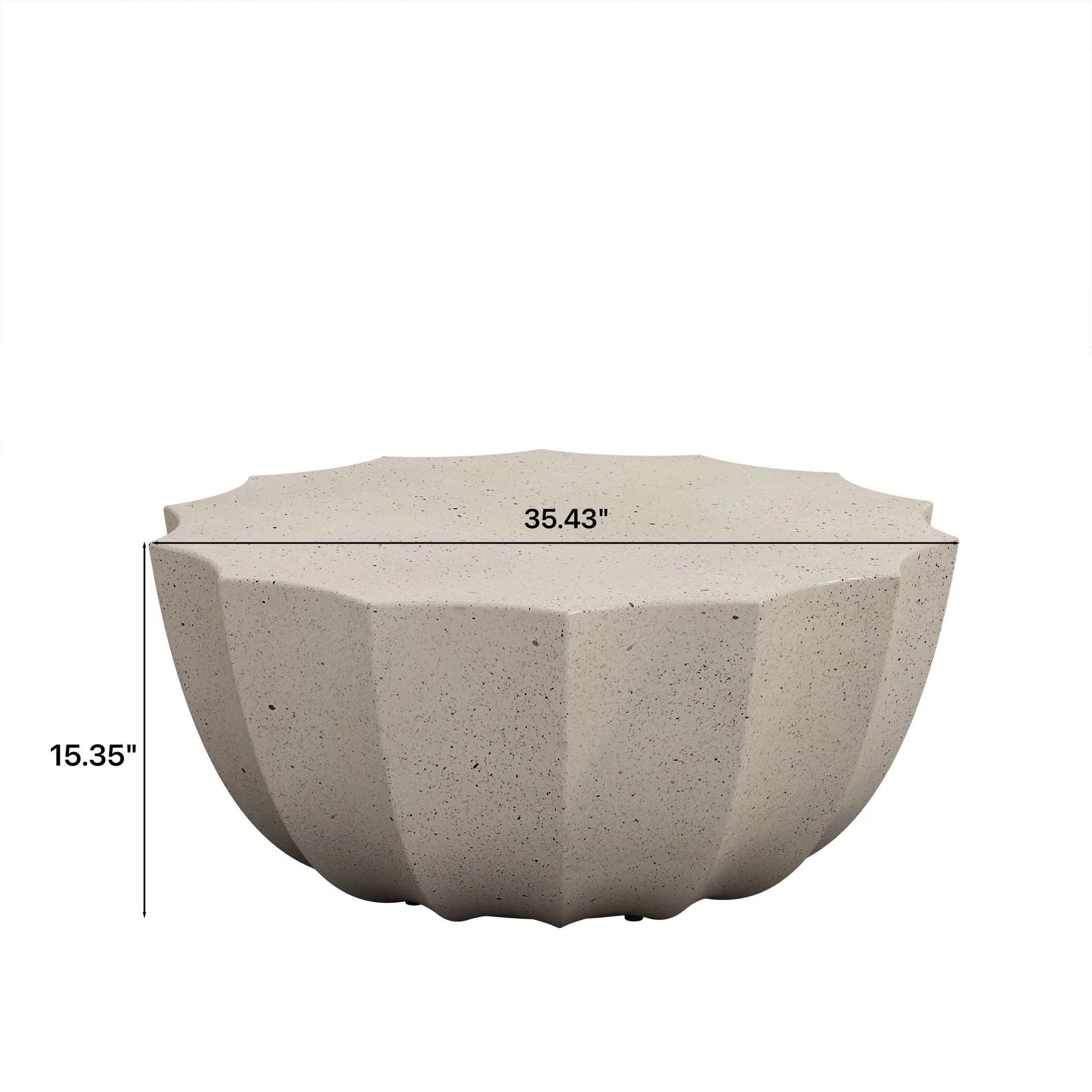 Modern Round Coffee Table For Indoor / Outdoor - Image 13