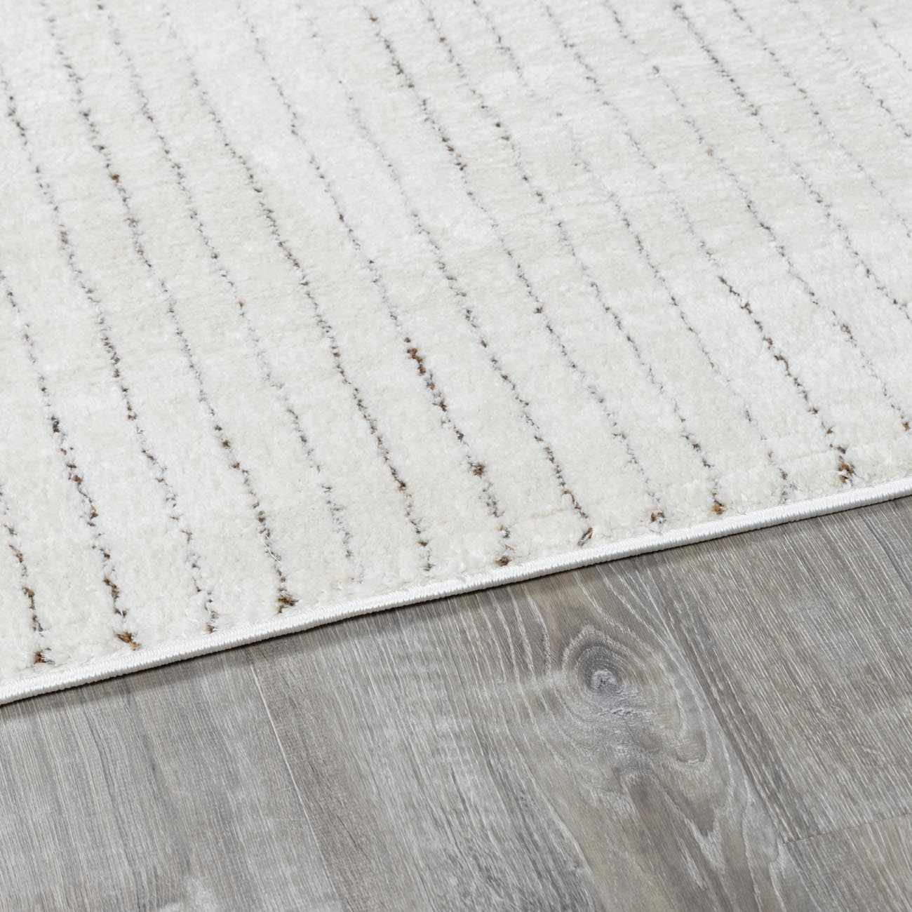 Modern Scandi High Pile Dark Brown/Ivory Architect IV Area Rug - Image 10