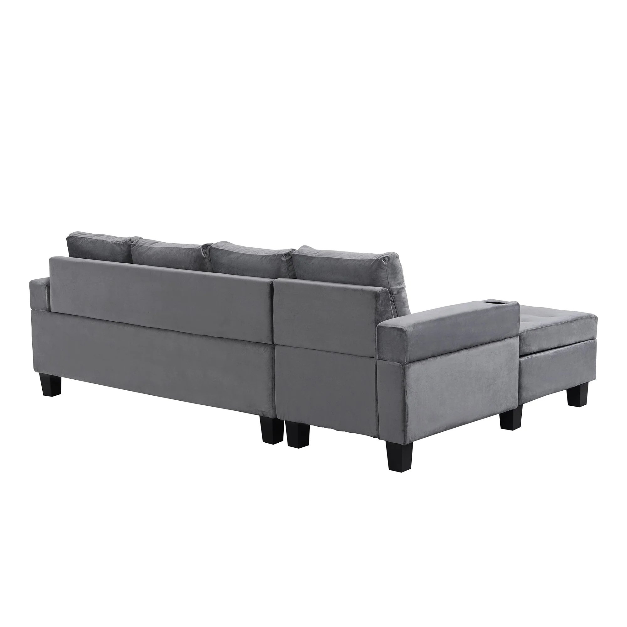 Modern Sectional Sofa Set with L Shape Chaise Lounge - Image 10