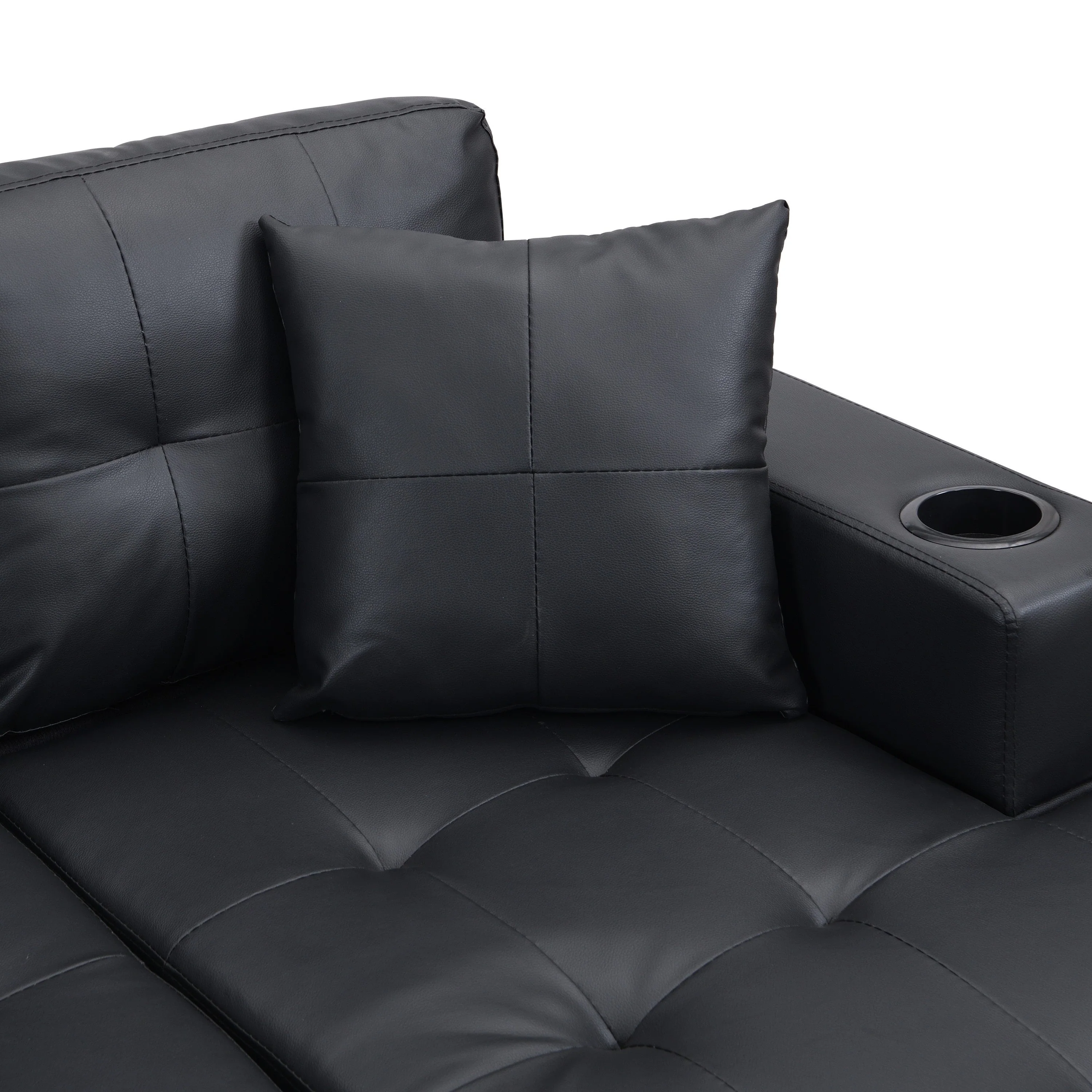 Modern Sectional Sofa Set with L Shape Chaise Lounge - Image 11