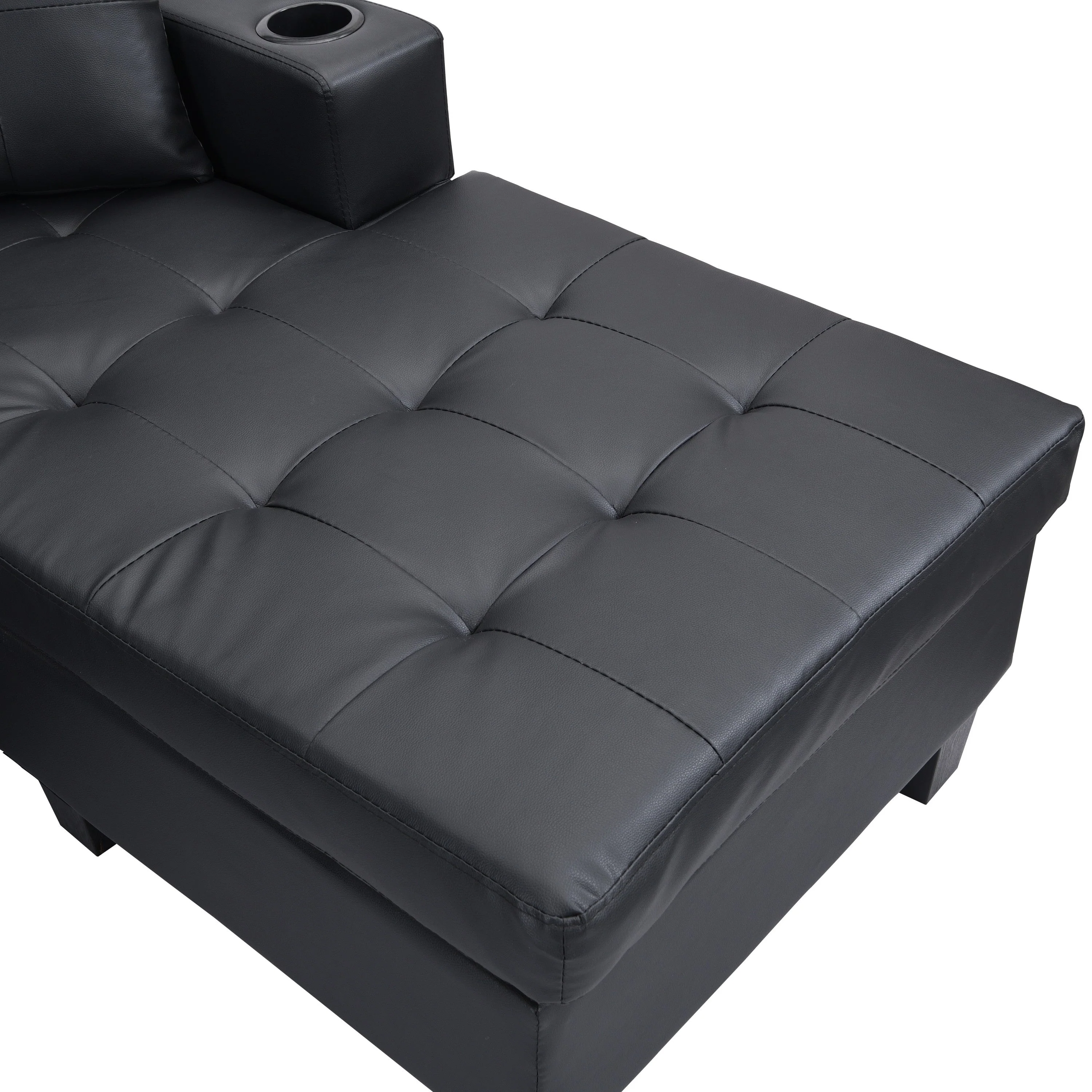 Modern Sectional Sofa Set with L Shape Chaise Lounge - Image 12