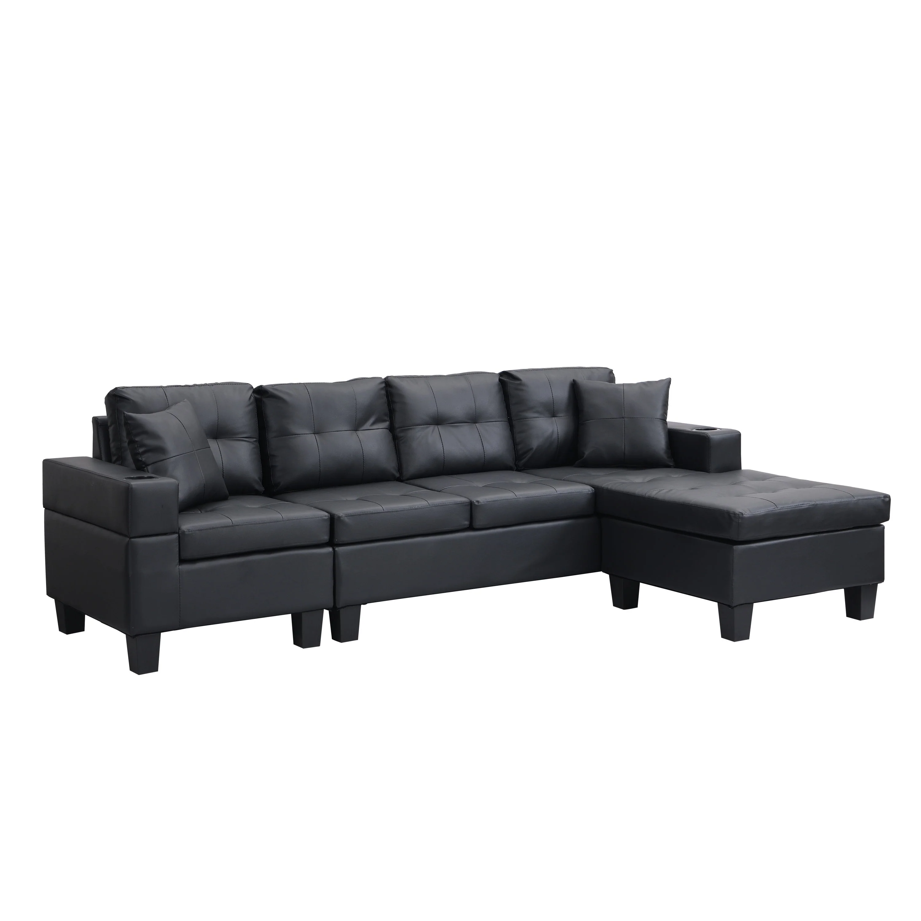 Modern Sectional Sofa Set with L Shape Chaise Lounge - Image 5