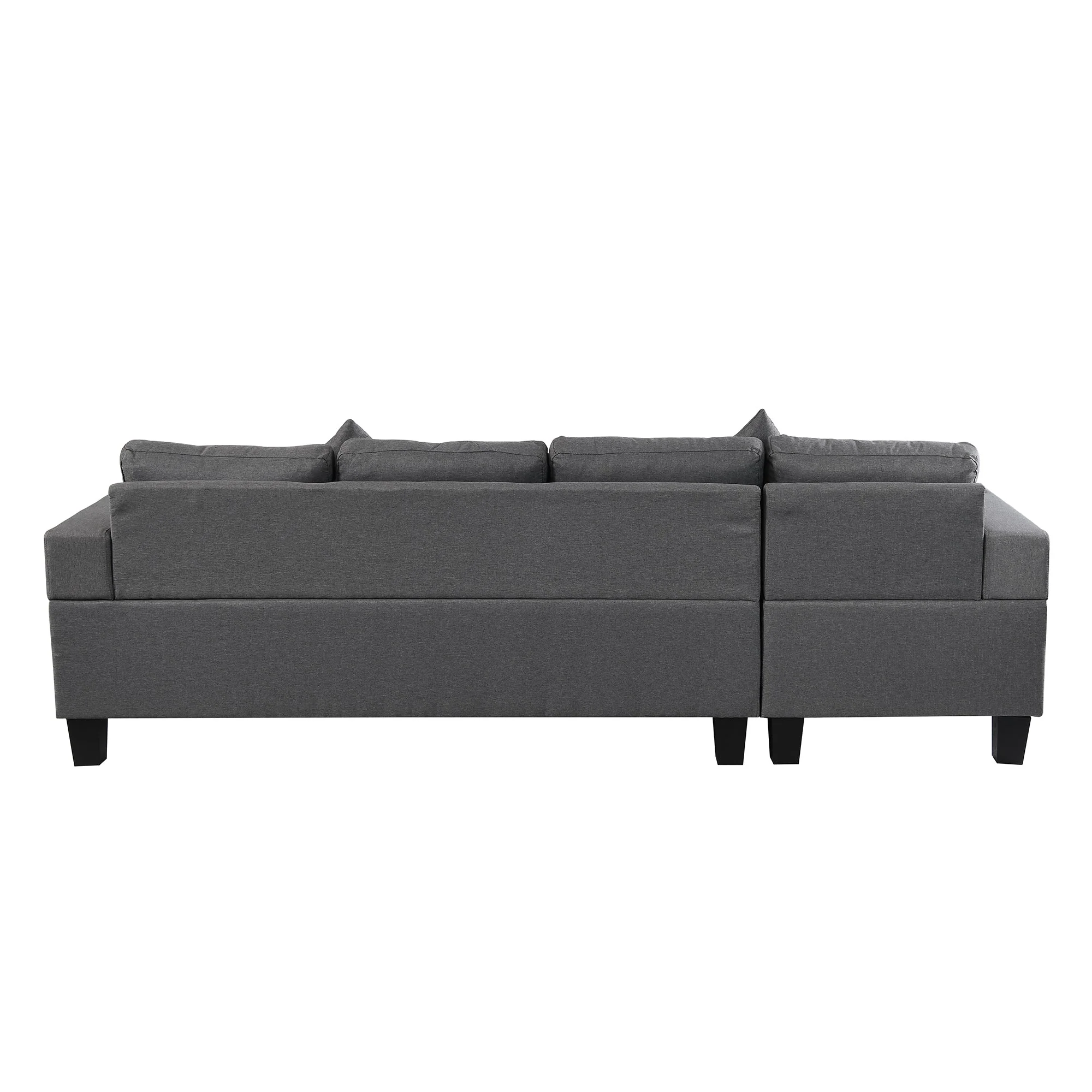 Modern Sectional Sofa Set with L Shape Chaise Lounge and Cup Holders - Image 14