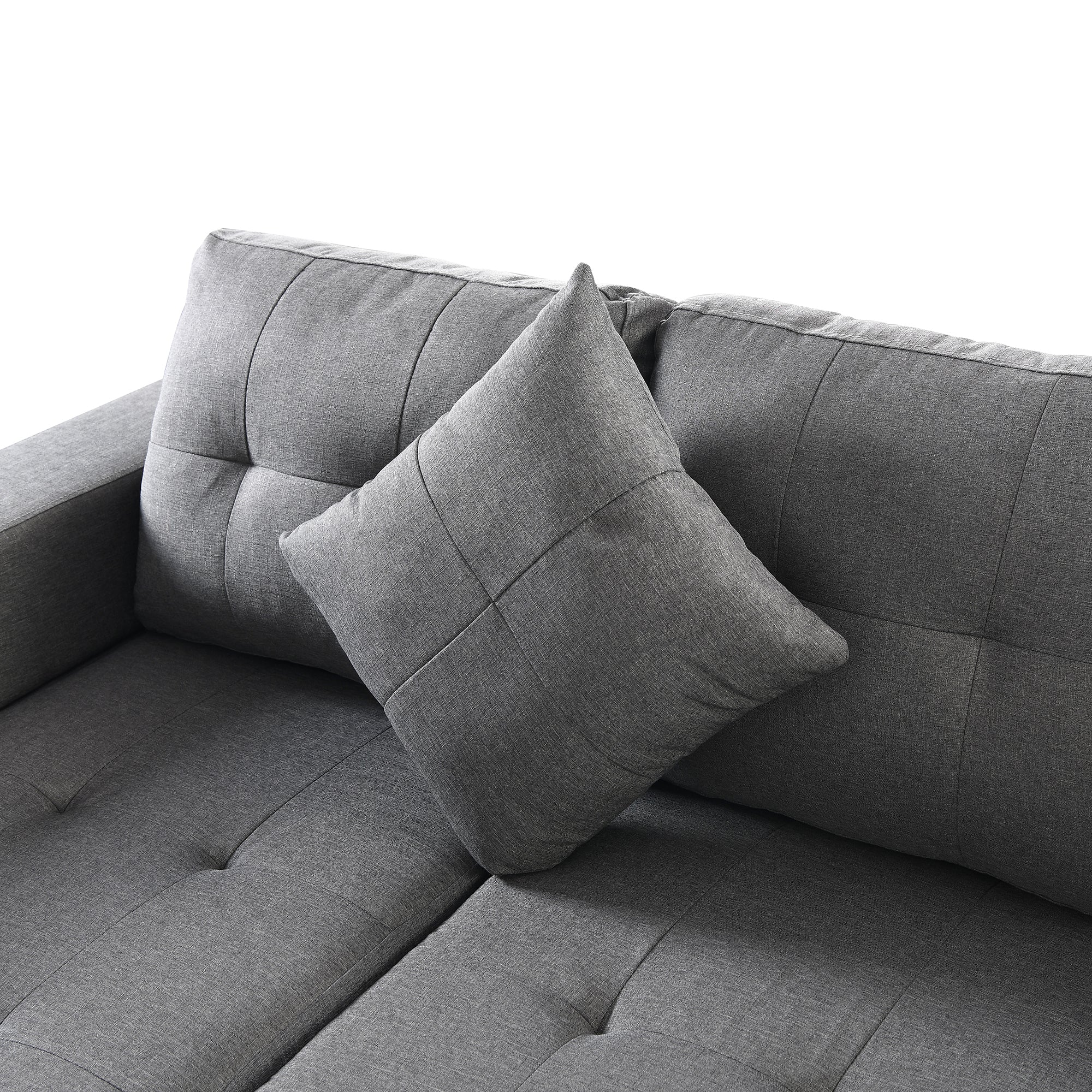 Modern Sectional Sofa Set with L Shape Chaise Lounge and Cup Holders - Image 17