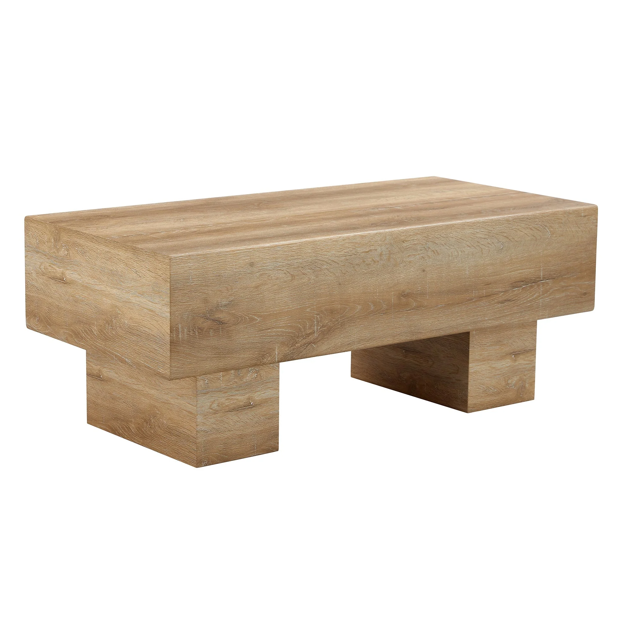 Modern Simple Light Wood Texture Coffee Table - Image 25