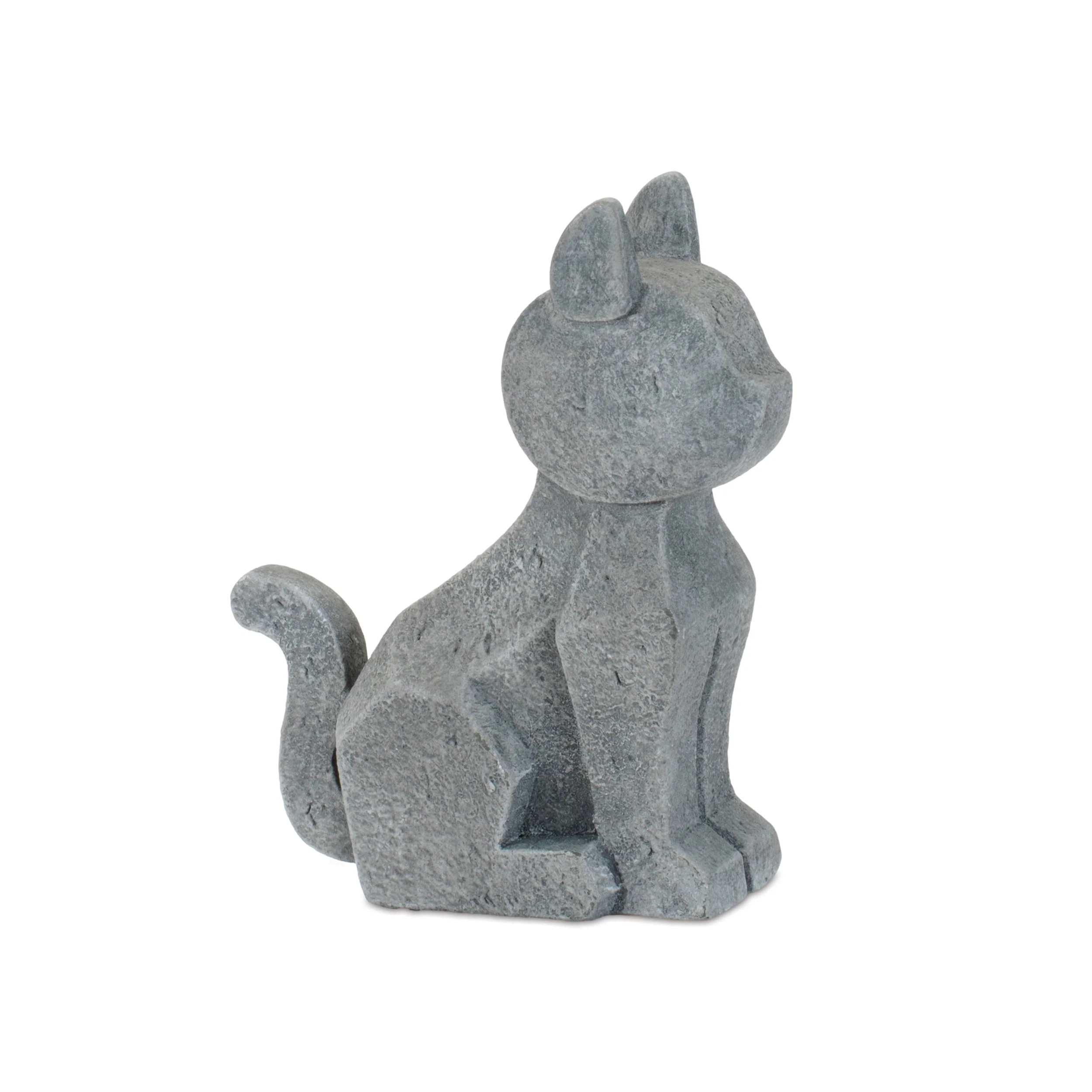 Modern Sitting Dog and Cat Figurine (Set of 4) - Image 2