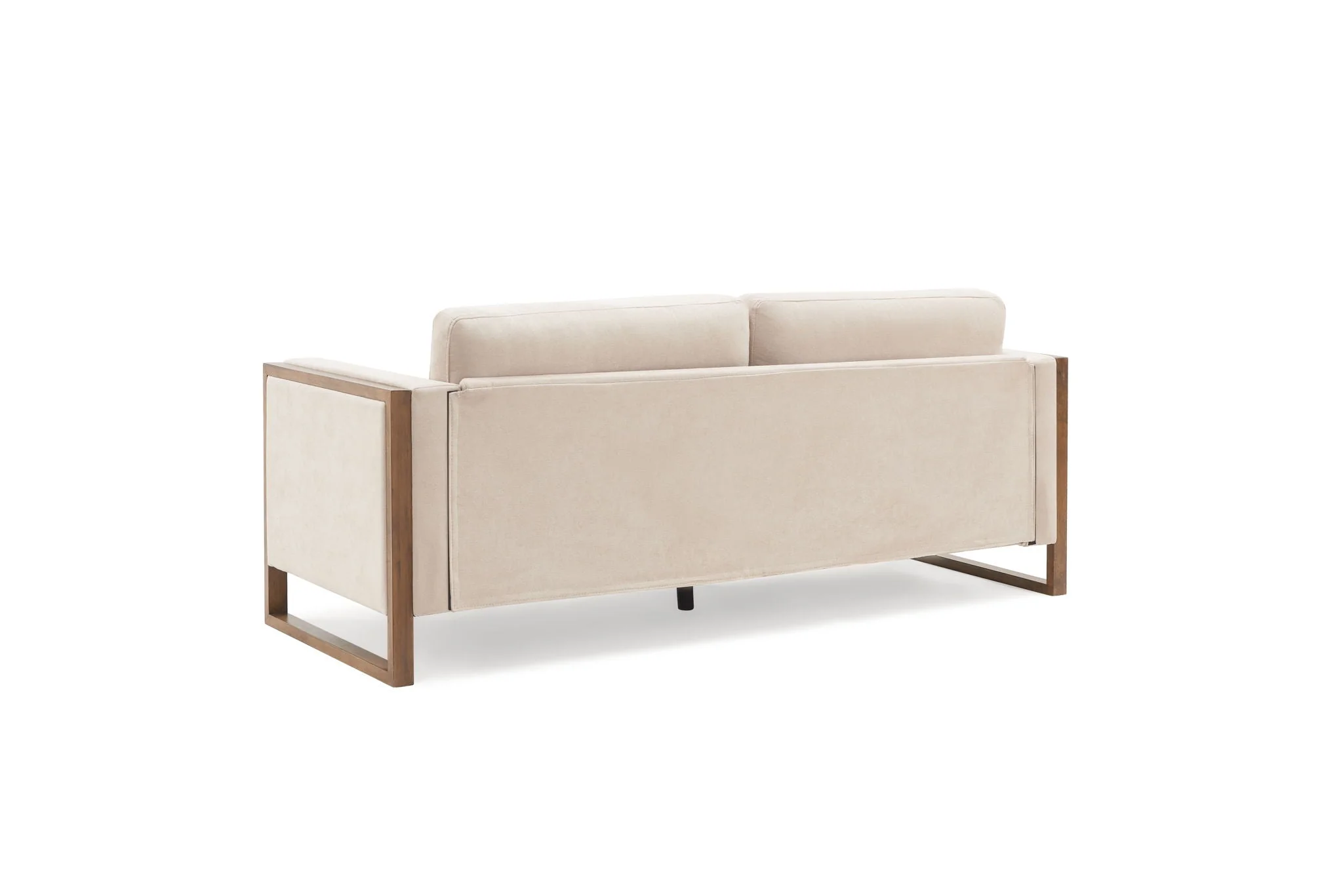 Modern Sofa With Solid Wood Legs, 3 Seater - Image 7