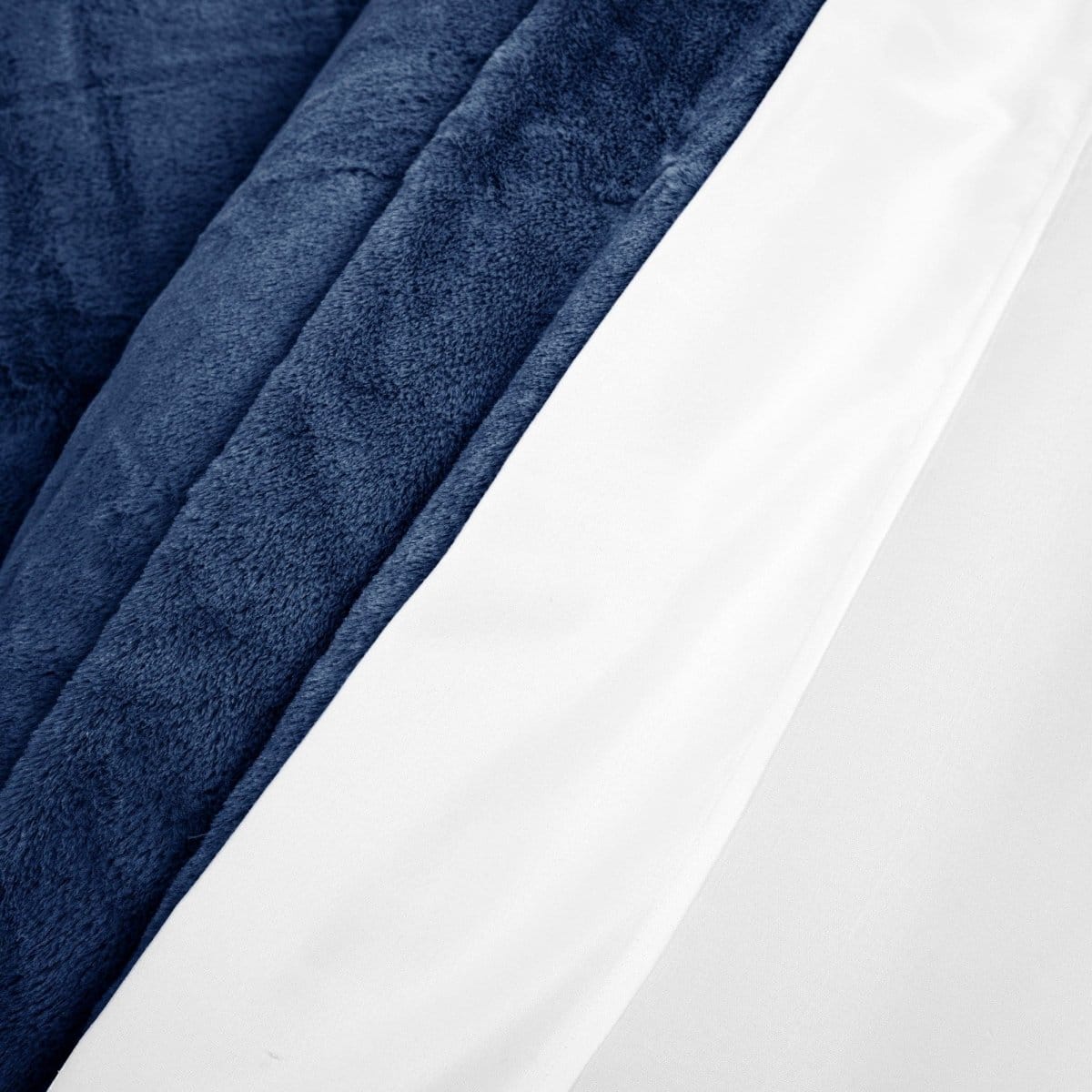 Modern Solid Ultra Soft Faux Fur Comforter Bed In A Bag - Image 20