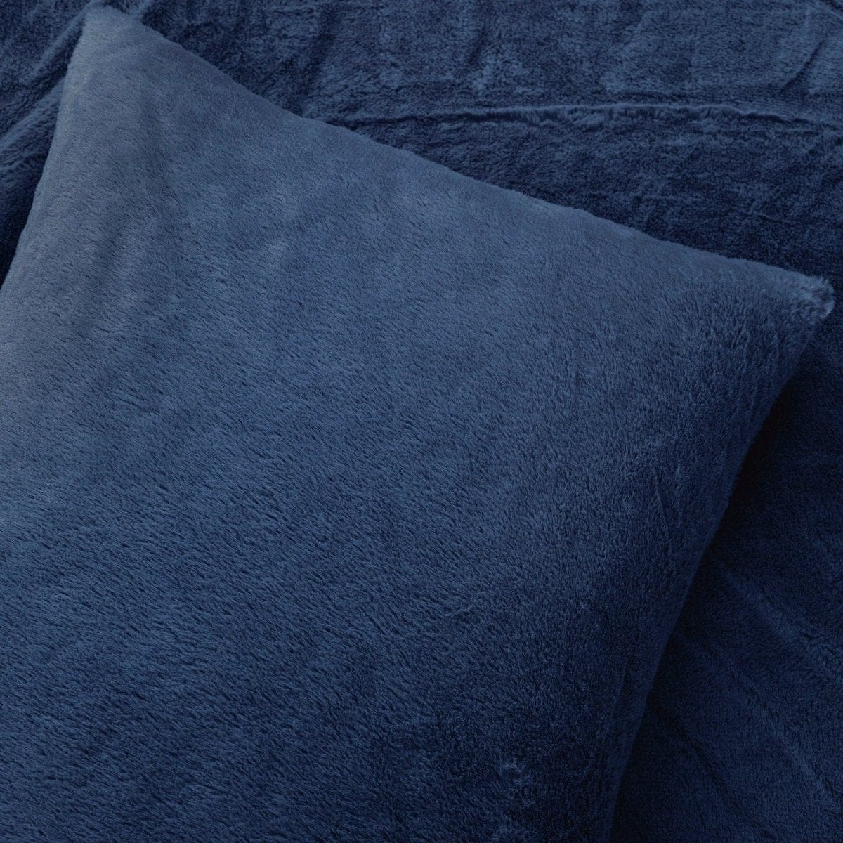 Modern Solid Ultra Soft Faux Fur Comforter Bed In A Bag - Image 21