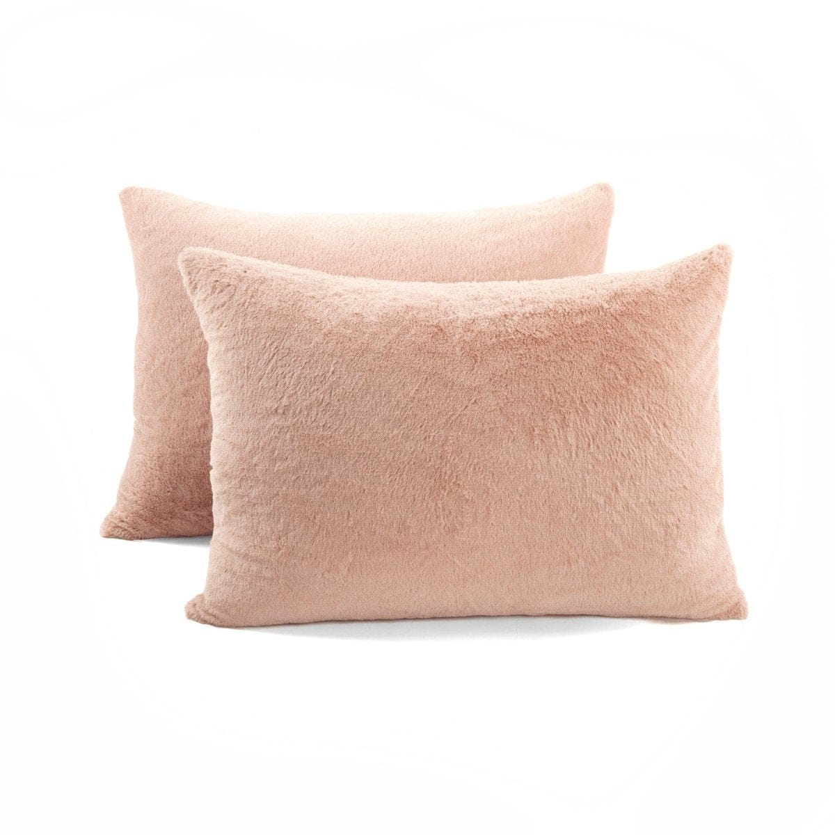 Modern Solid Ultra Soft Faux Fur Comforter Bed In A Bag - Image 9
