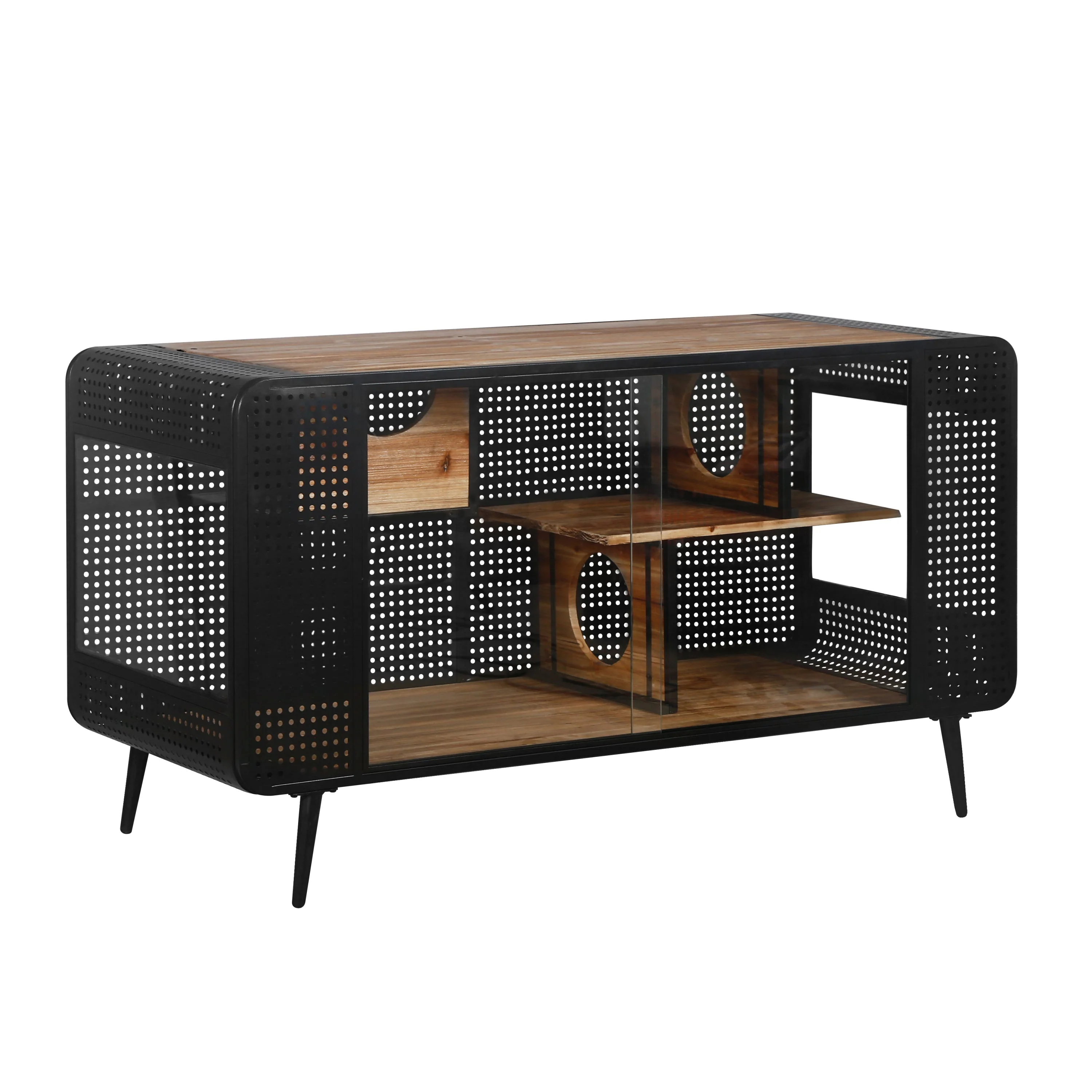 Modern Spacious Cat House Black + Brown - Image 8